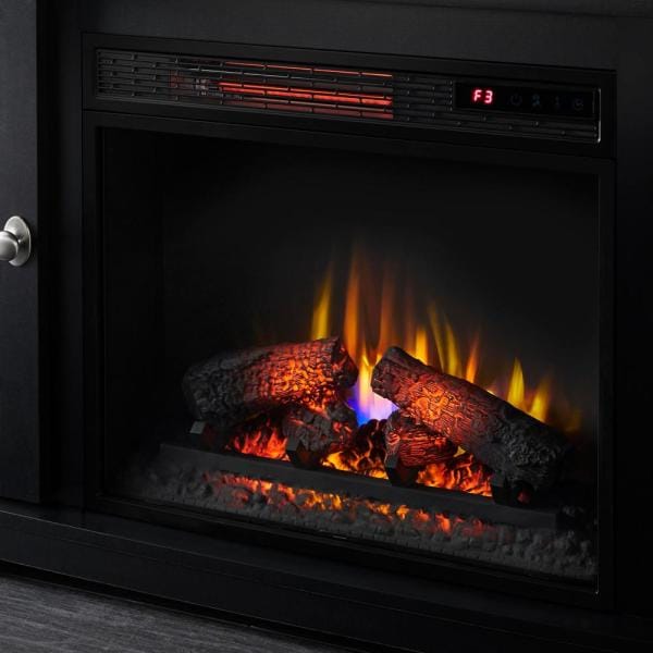 Canteridge 47 in. Media Console Electric Fireplace for TVs up to 55 in. in Black