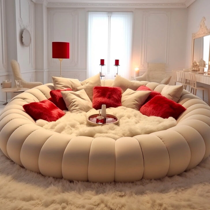 ⚡clearance sale🎁Winter Hot SaleThese Giant Circular Movie Sofas Might Be The Coziest Spot To Watch a Flick