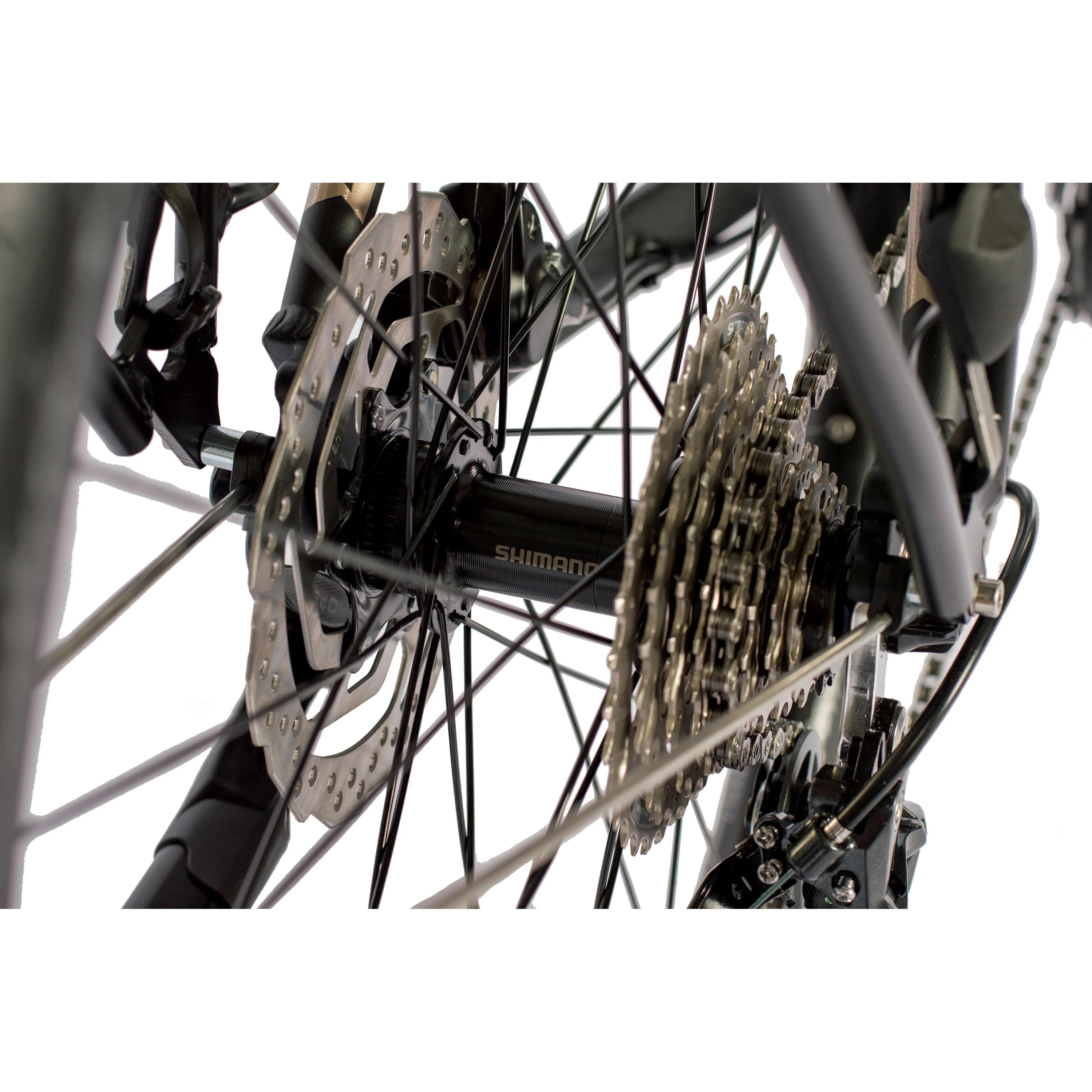 28 pouces homme XXL vélo de randonnée tr.2880 vélo de randonnée 27 x Gang Shimano DEORE rd-m592 SGS noir