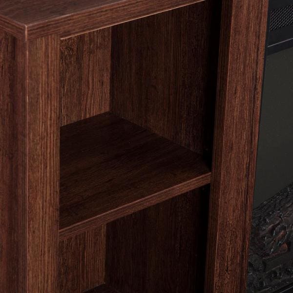 Colton Alexa Enabled 55.5 in. Electric Smart Fireplace in Espresso