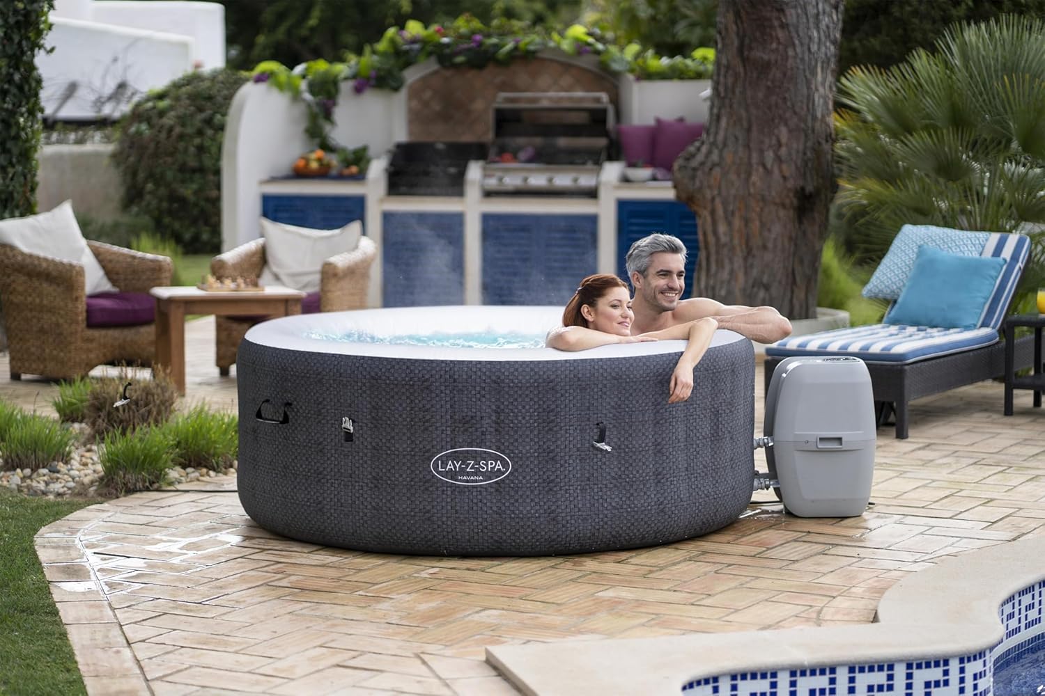 Spa gonflable rond BESTWAY Lay-Z-Spa® Miami Airjet™ 2 - 4 personnes