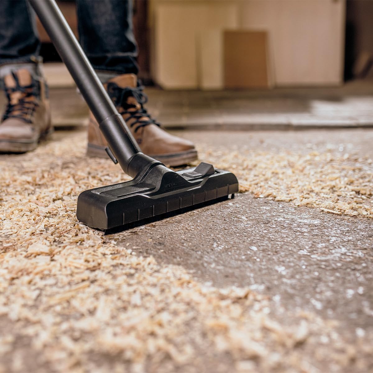 Kärcher Aspirateur Eau et Poussières WD 6 P S V-30/6/22/T, Prise de Courant, Filtre Plissé Plat, Fonction de Nettoyage, 1300 W, Cuve : 30 l et Bouchon de Vidange, Tube d'Aspiration : 2,2 m