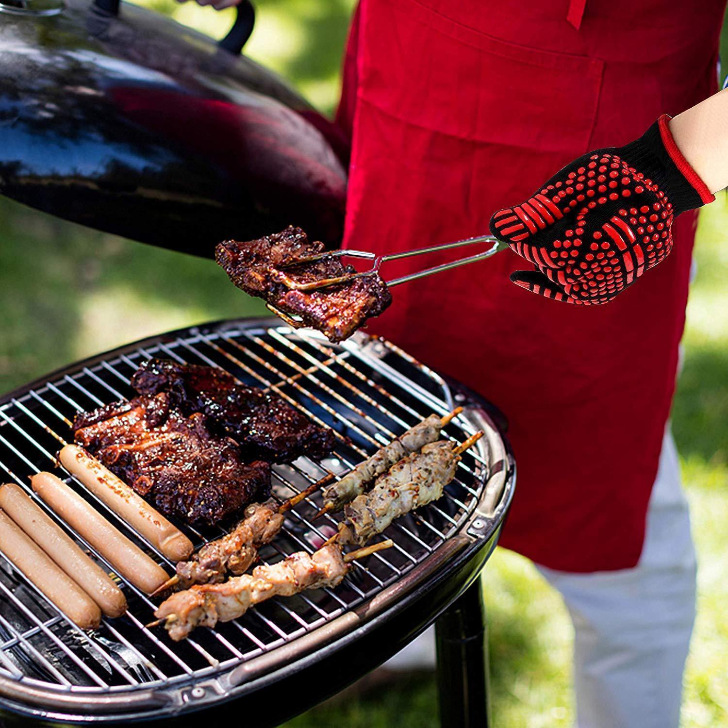 932°F Extreme Heat Resistant BBQ Fireproof Glove