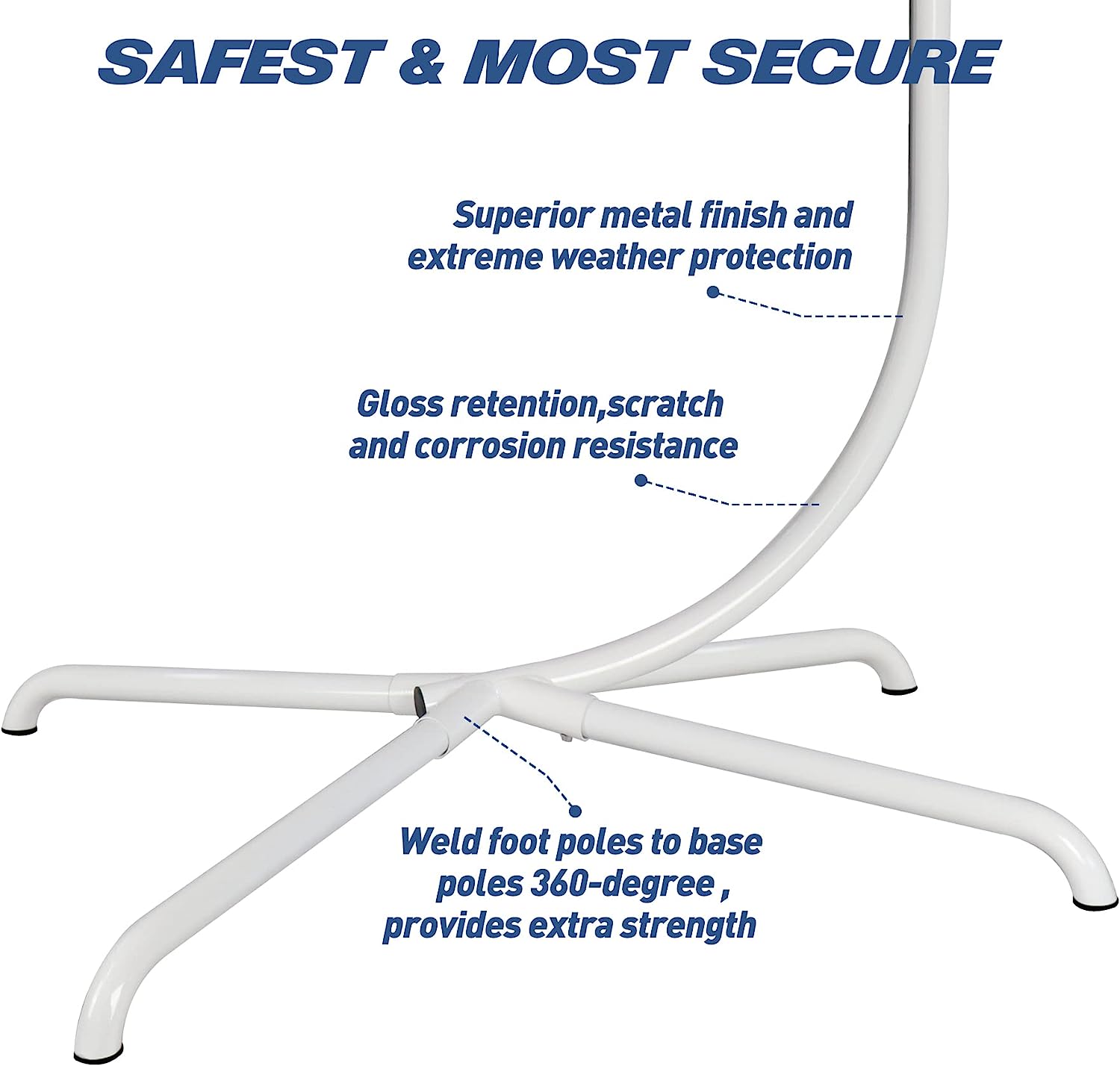 Chihee Egg Chair Foldable Wicker Rattan Hanging Chair Swing Chair Indoor Outdoor Patio Wicker Chair Hammock Chair with Stainless Steel Hanging Kit Chain Link UV Resistant Cushion Bedroom Balcony