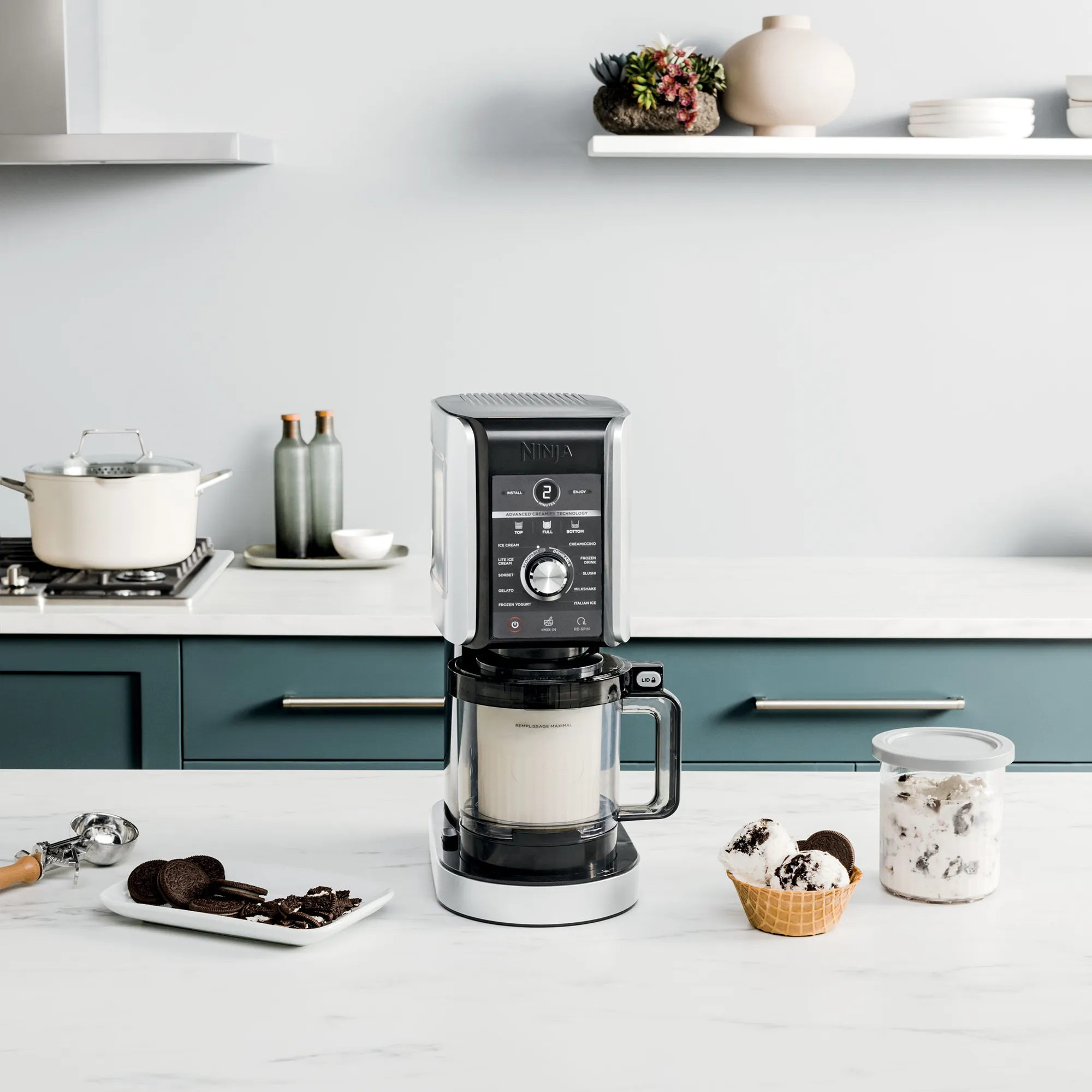 Ninja® CREAMi® Deluxe – Eis, Sorbet, Gelato und mehr einfach zu Hause zubereiten. Individuell, lecker und vielseitig!