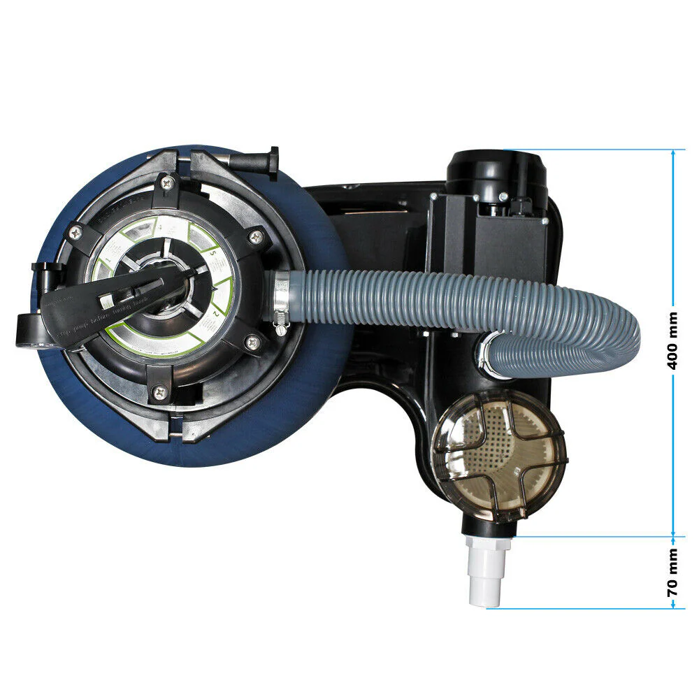 Filtre à sable système de filtration pompe de filtration pompe de piscine 6000 litres par heure 16_0002466
