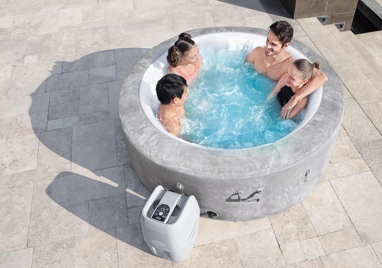 Spa gonflable rond BESTWAY Lay-Z-Spa® Miami Airjet™ 2 - 4 personnes