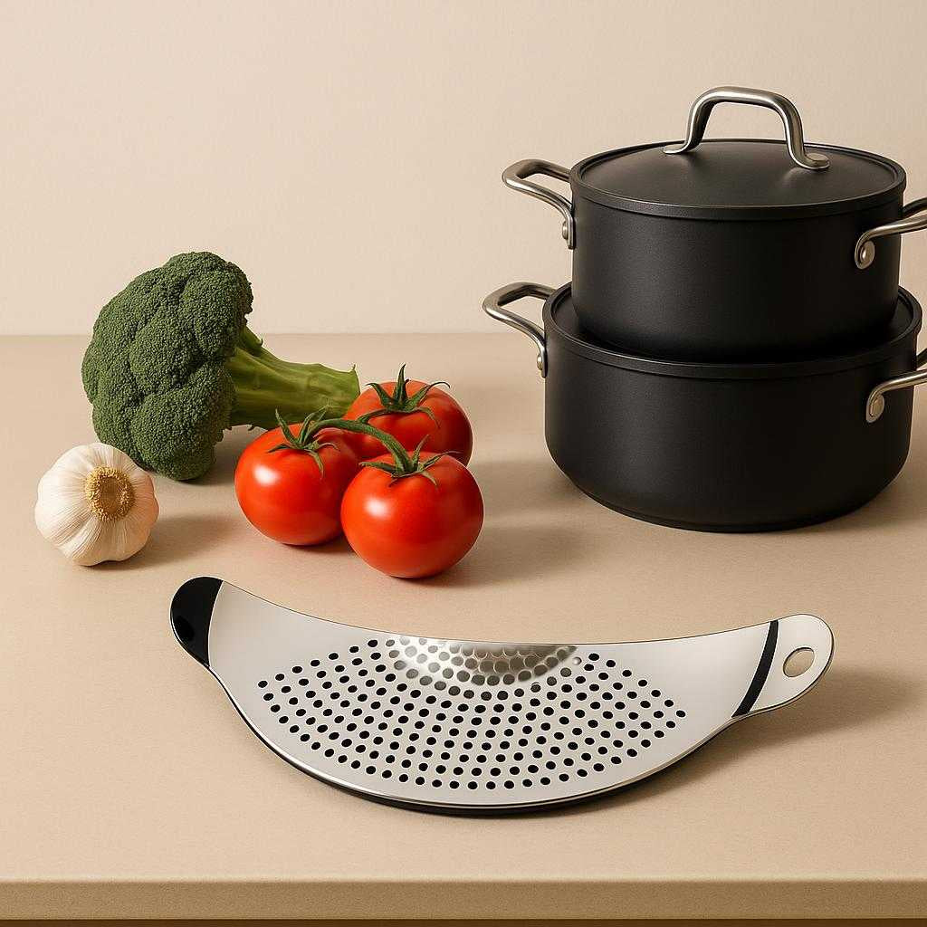 Stålsi Rustfri Kvalitet - Sølv, Moderne Design i Rustfrit Stål, Kompakt