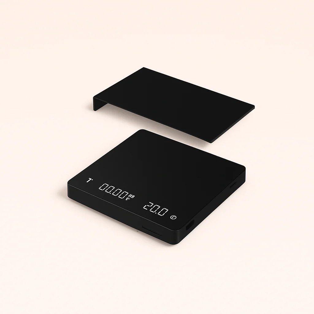 Præcision Køkkenvægt - Digital Design Tilgængelig i Hvid, Sort, 0,1g Nøjagtighed