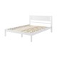 Twin/Full/Queen Size Wood Bed Frame with Headboard and Wooden Slats Support