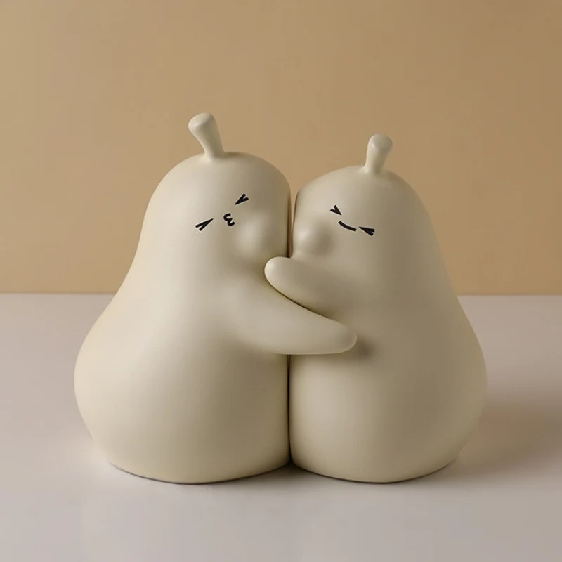 Hugging Pear Bookends, Set of 2