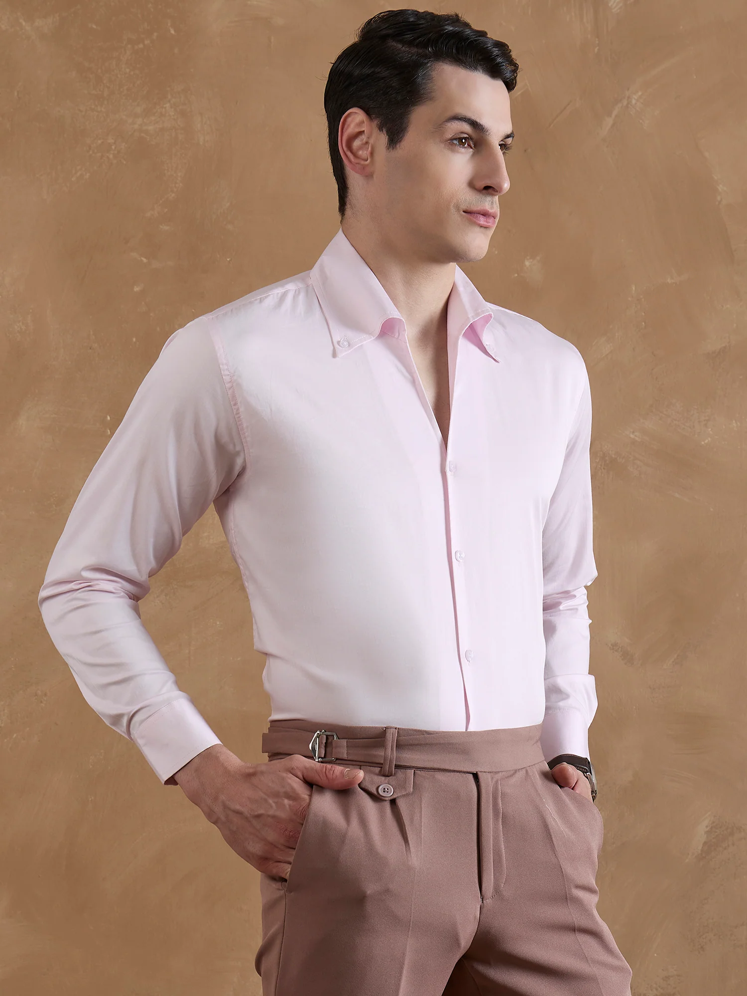 Light Pink: Cooper Collar Shirt