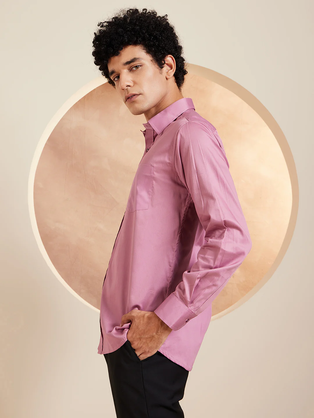 Lavender: Pure Cotton Formal Shirt