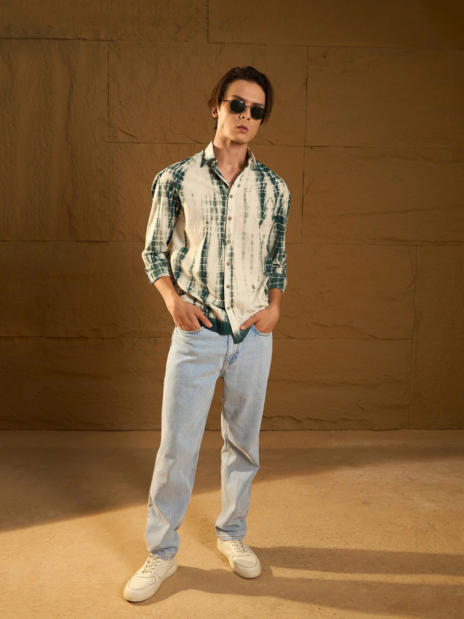 Light Blue: Korean Baggy Jeans