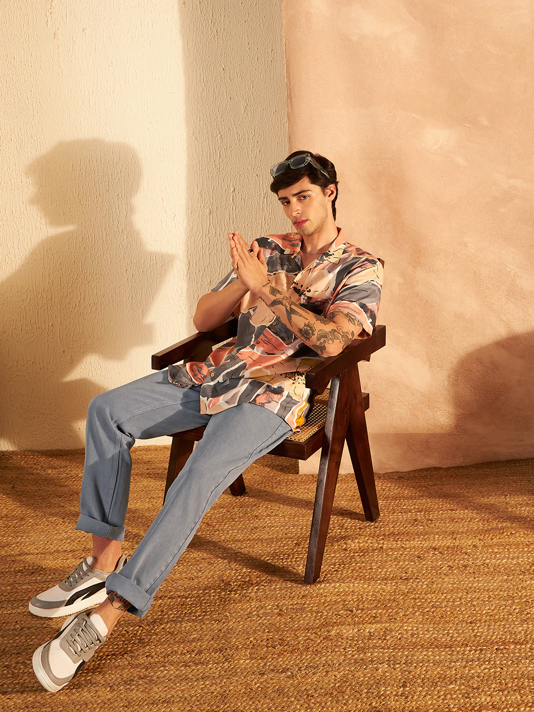 Grey: Korean Baggy Jeans