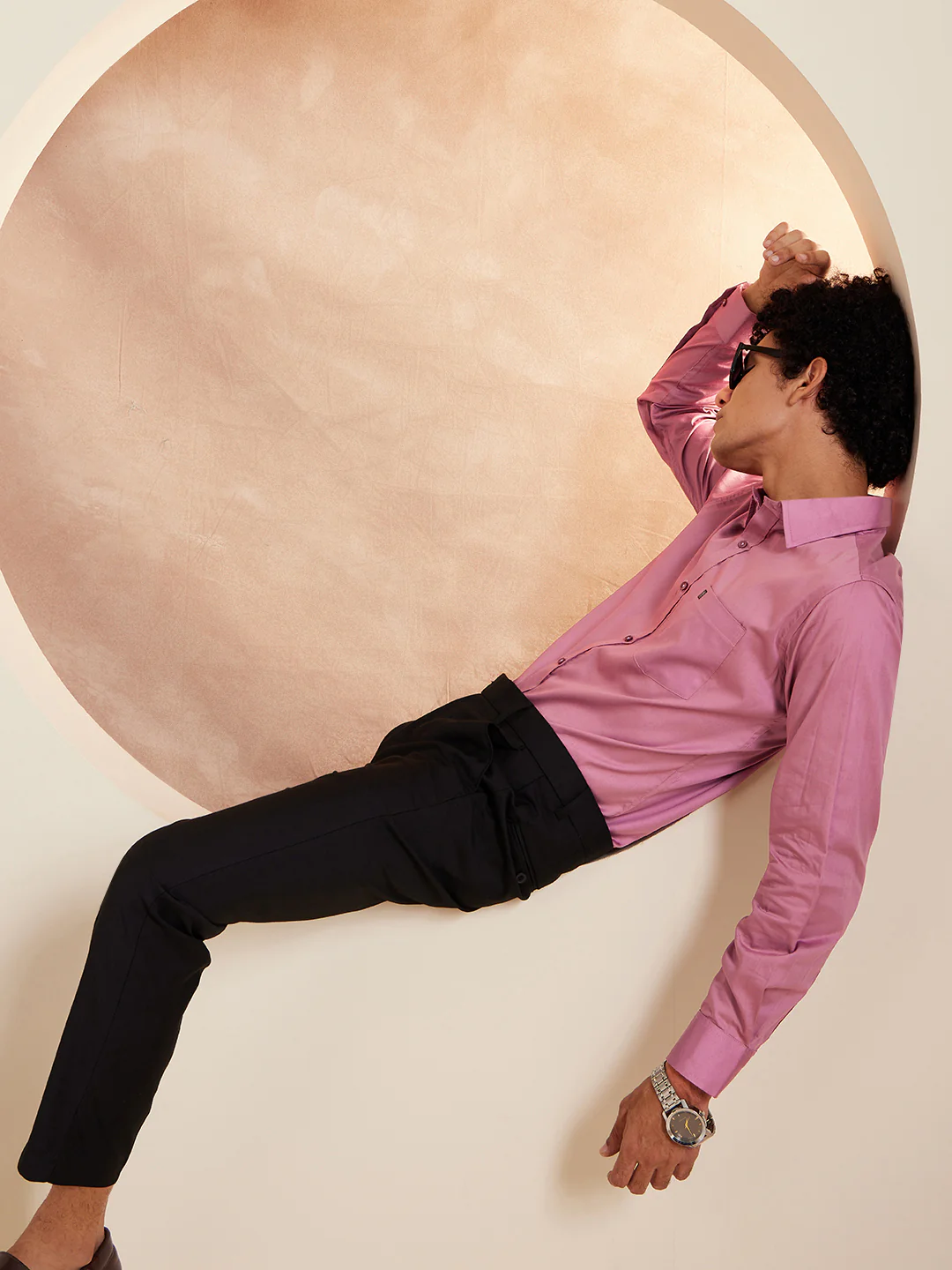 Lavender: Pure Cotton Formal Shirt