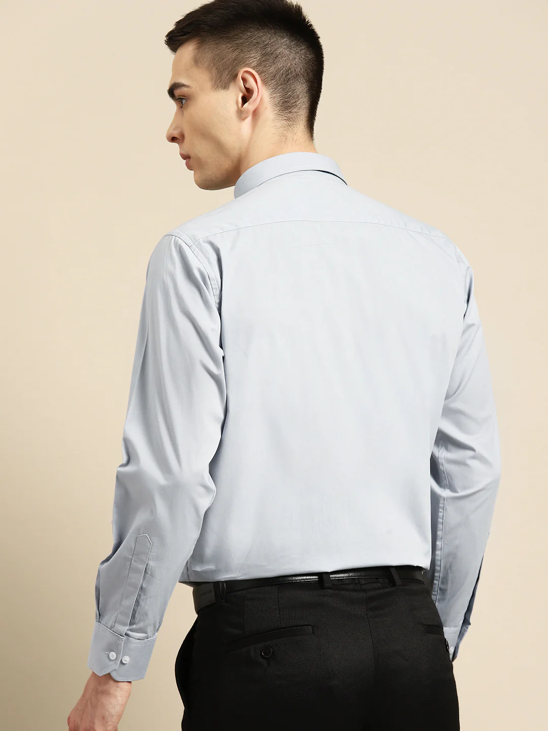Grey: Laffer Smart Opaque Formal Shirt
