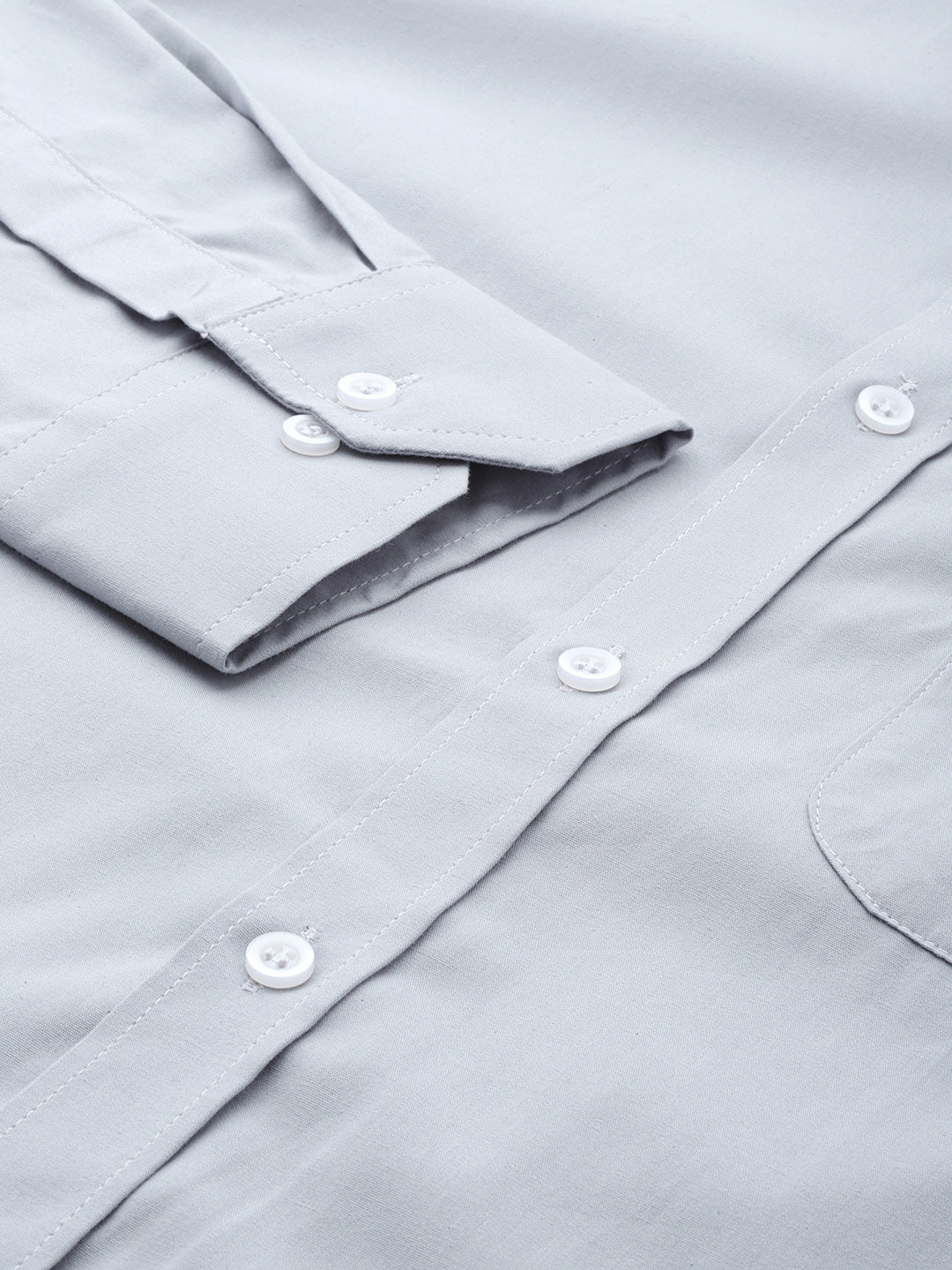 Grey: Laffer Smart Opaque Formal Shirt