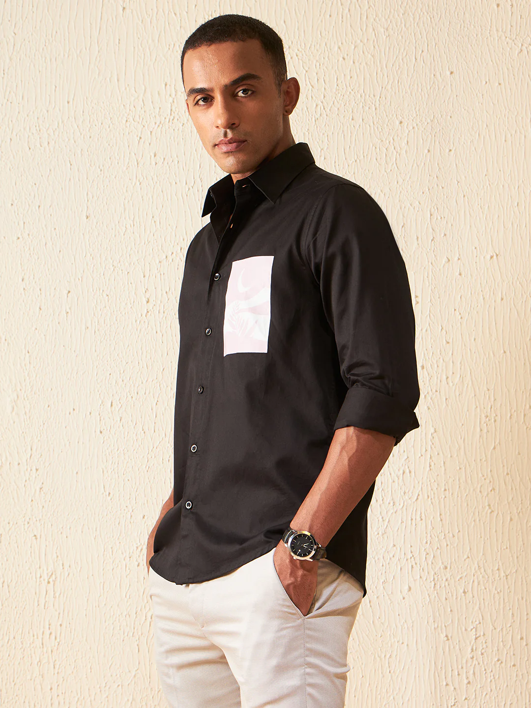 DENNISON Men Smart Opaque Graphic Printed Party Shirt