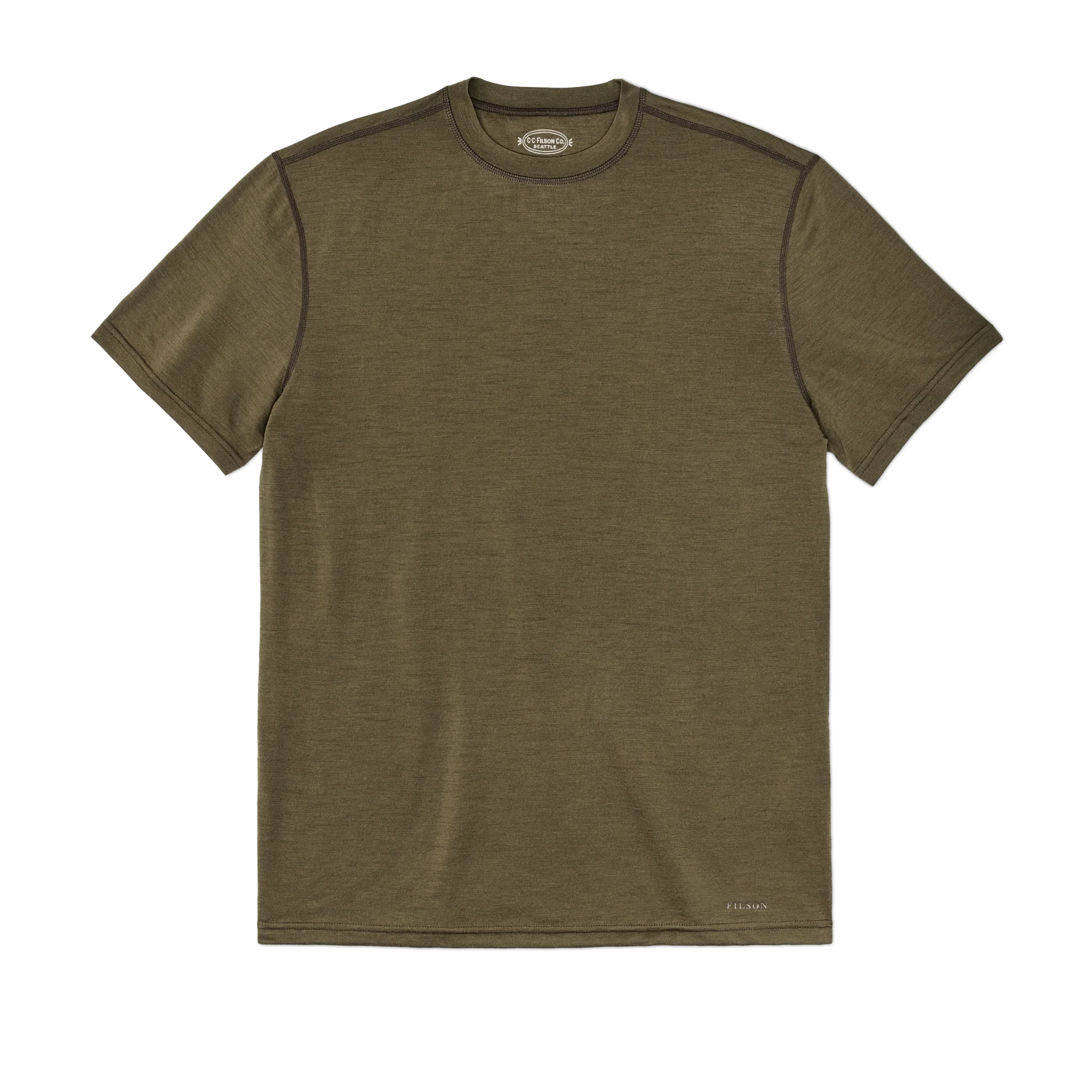 210g Merino Wool Short Sleeve Crewneck