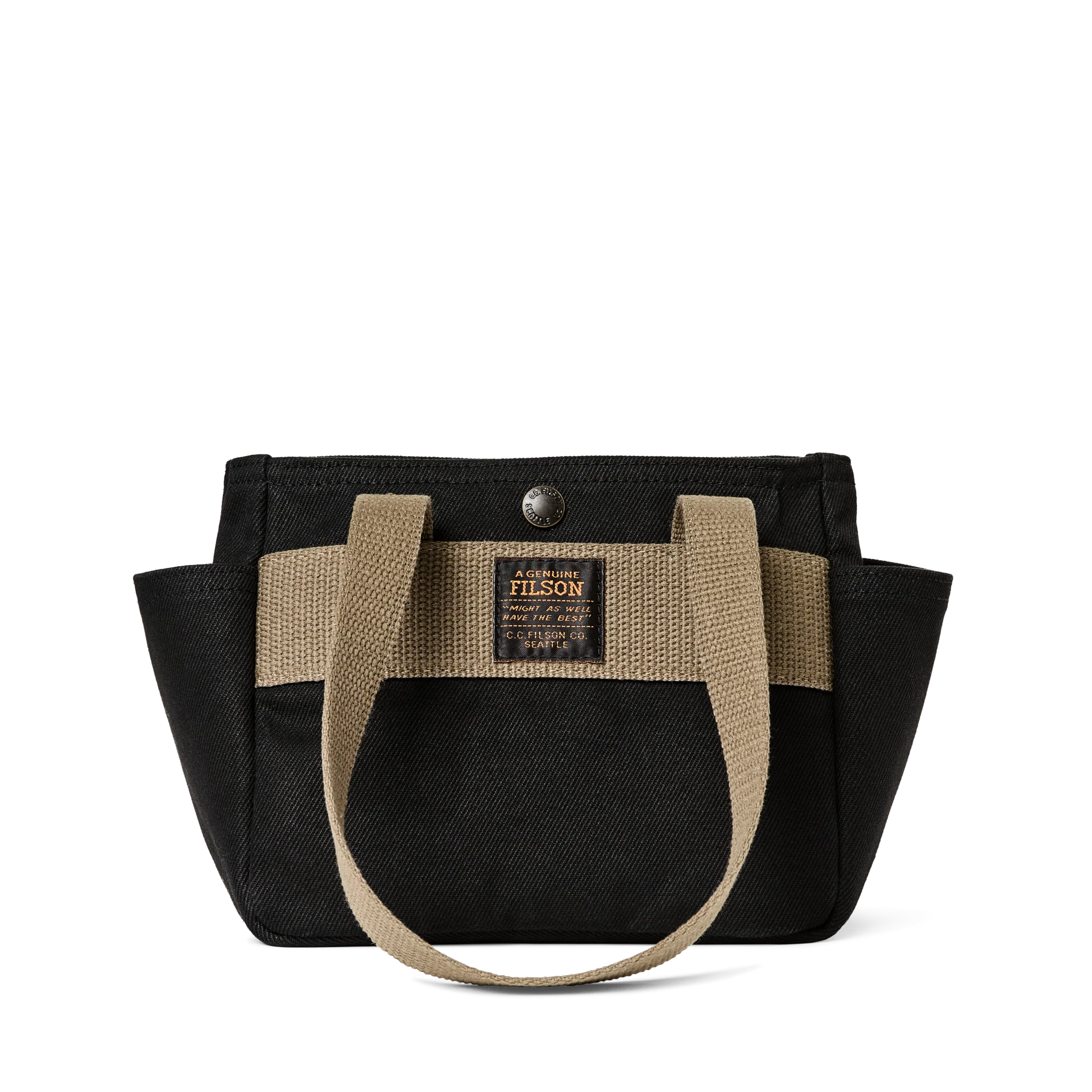 Rugged Twill Small Open Tote Bag