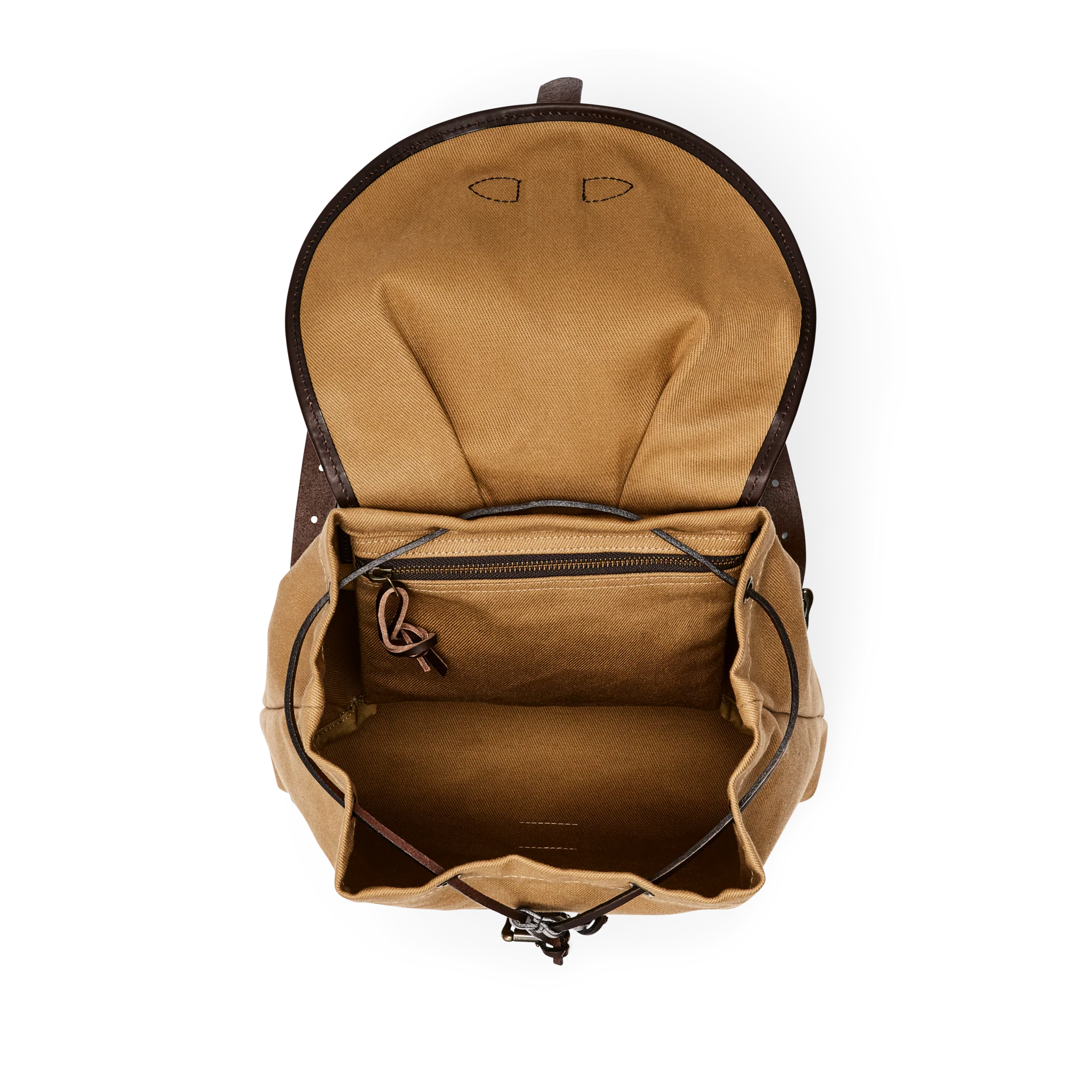 Rugged Twill Drawstring Backpack
