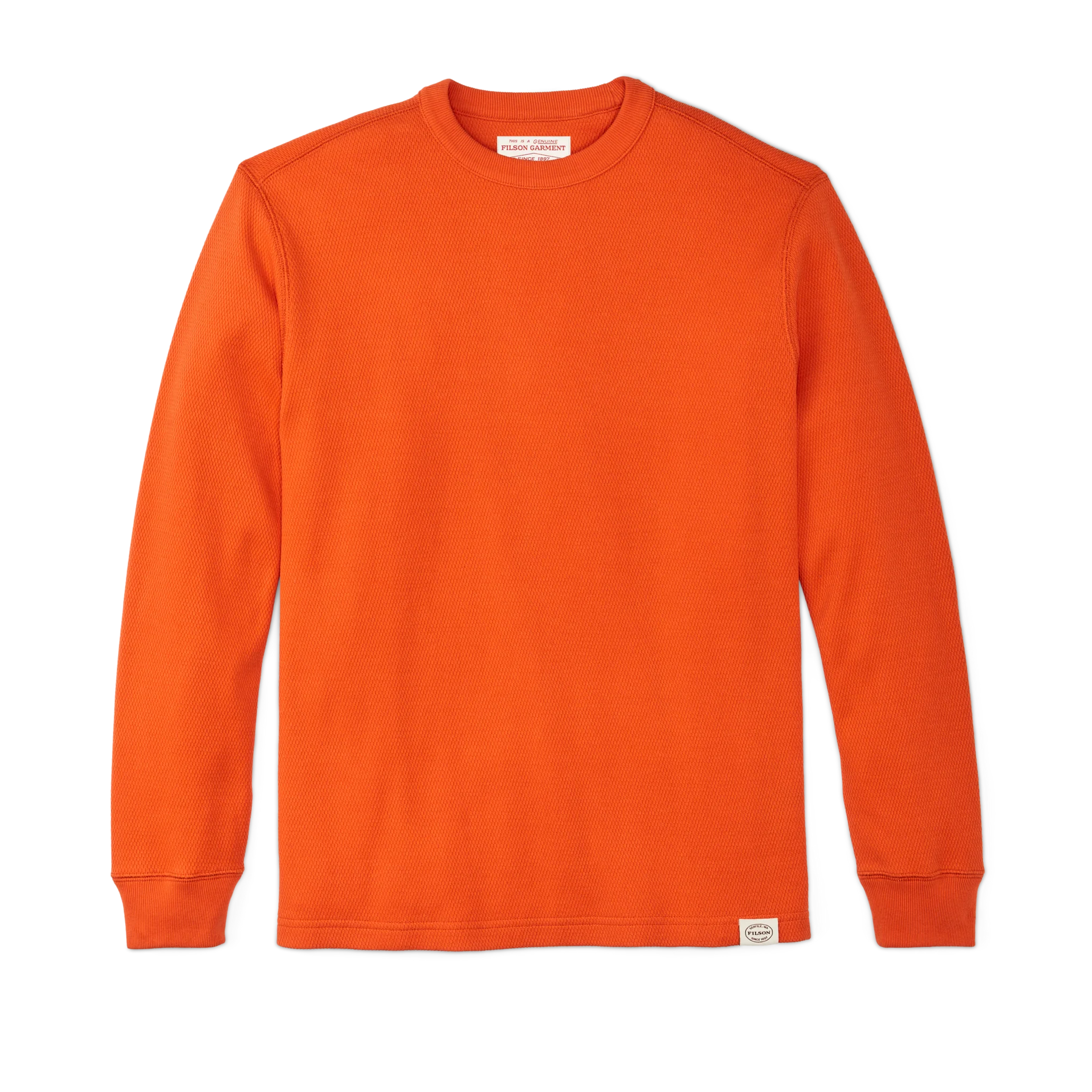 Waffle Knit Thermal Crewneck