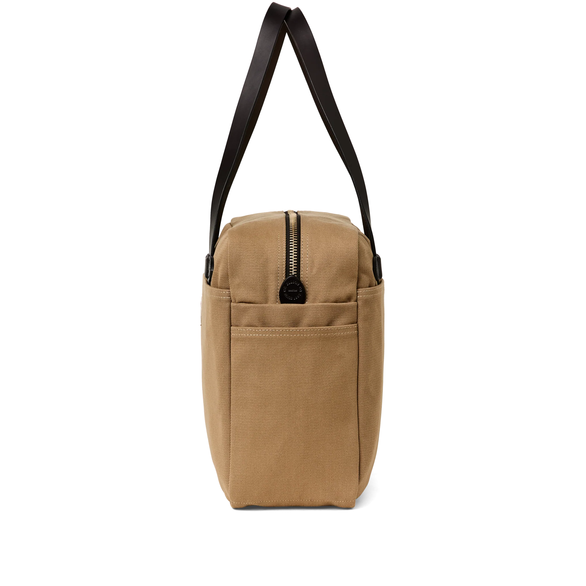 Rugged Twill Zipper Tote Bag