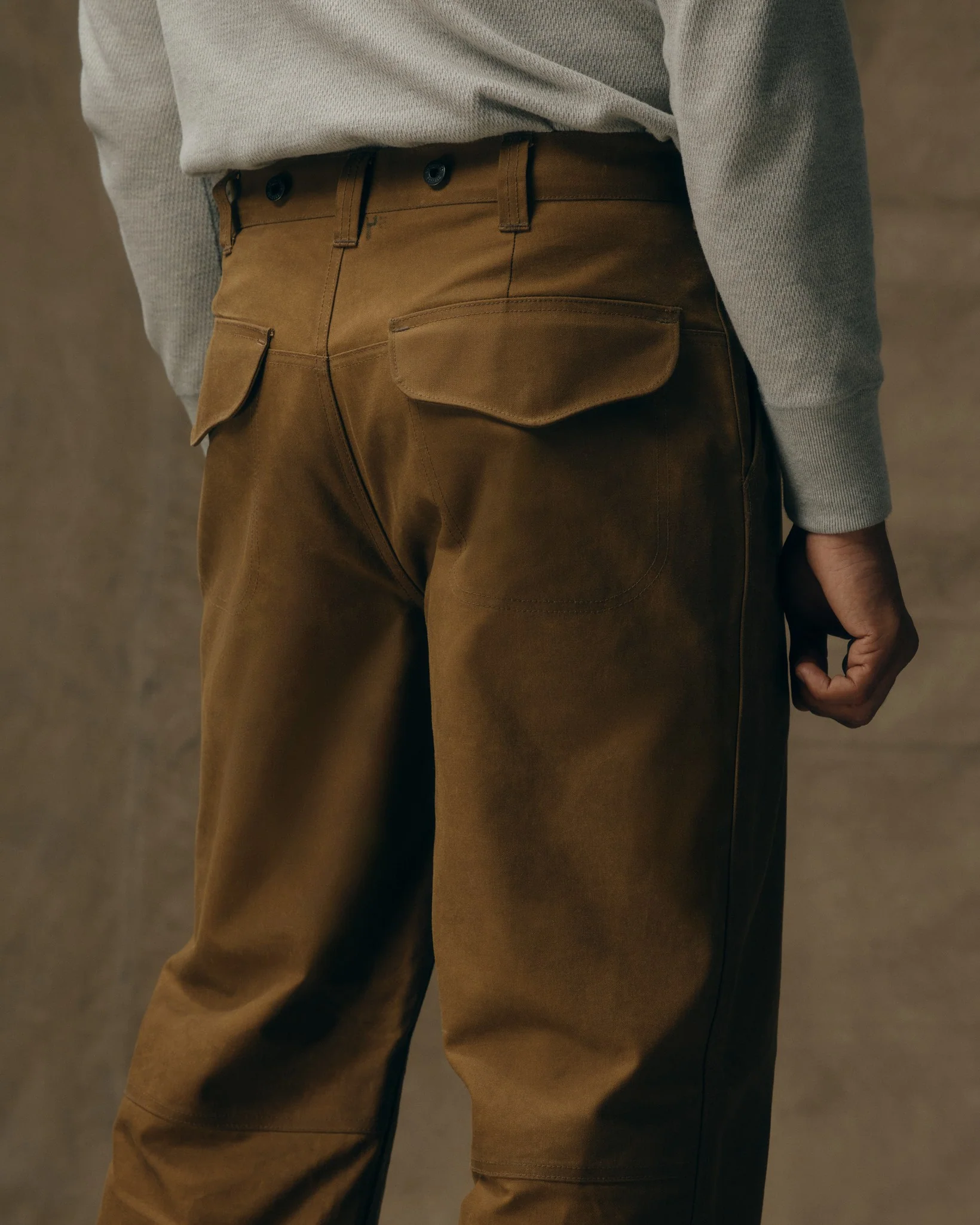Oil Finish Double Tin Cloth Pants