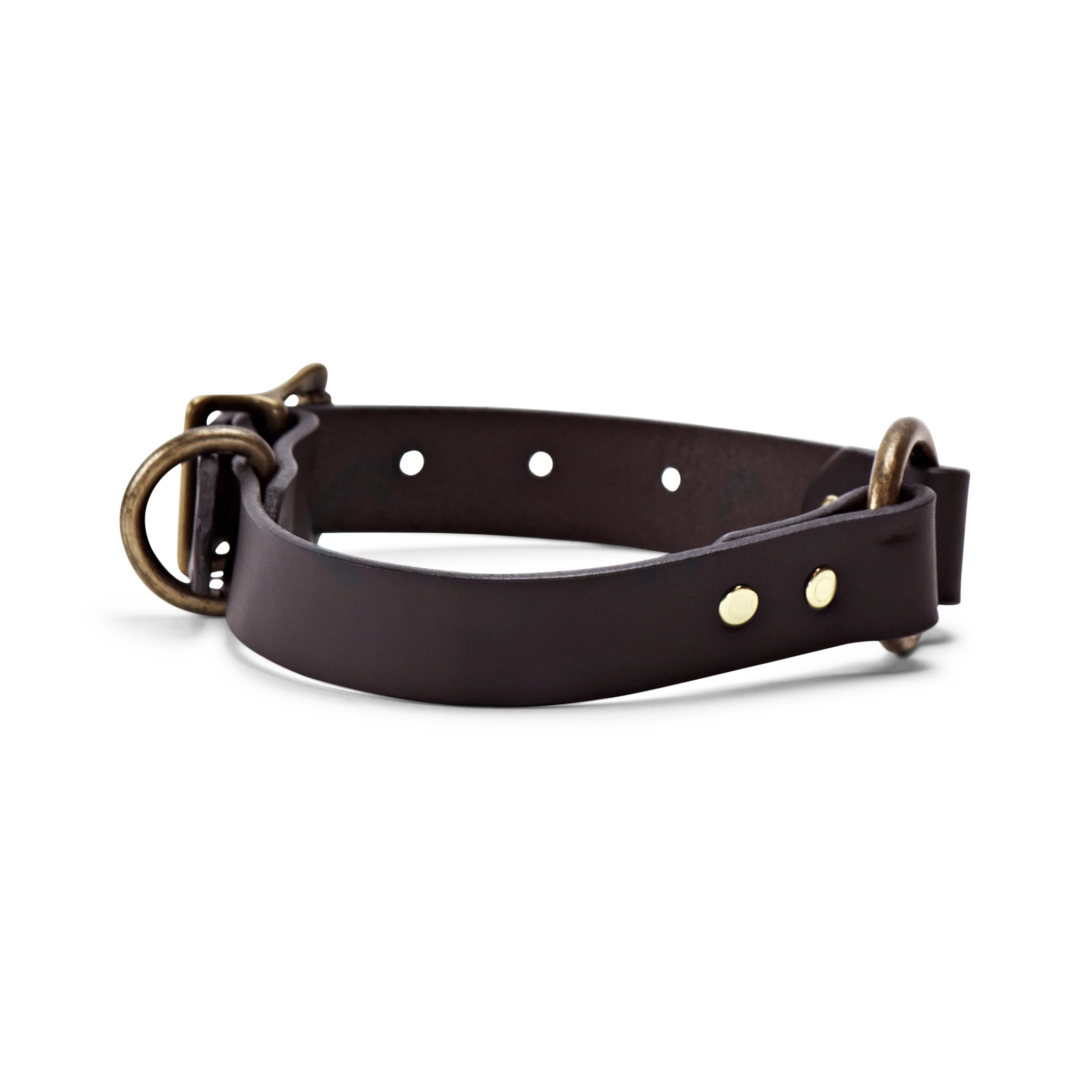 Bridle Leather Dog Collar