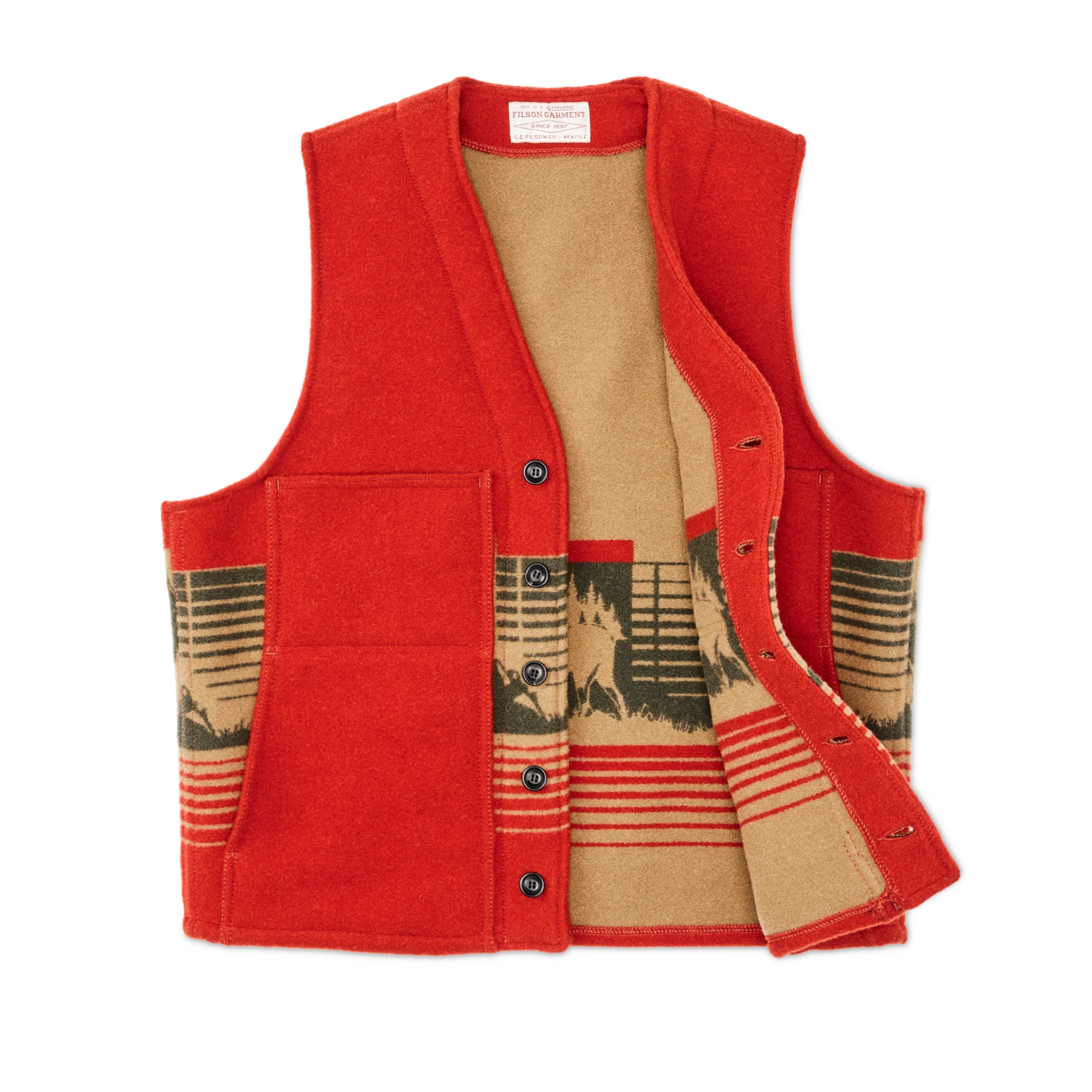 Jacquard Wool Vest