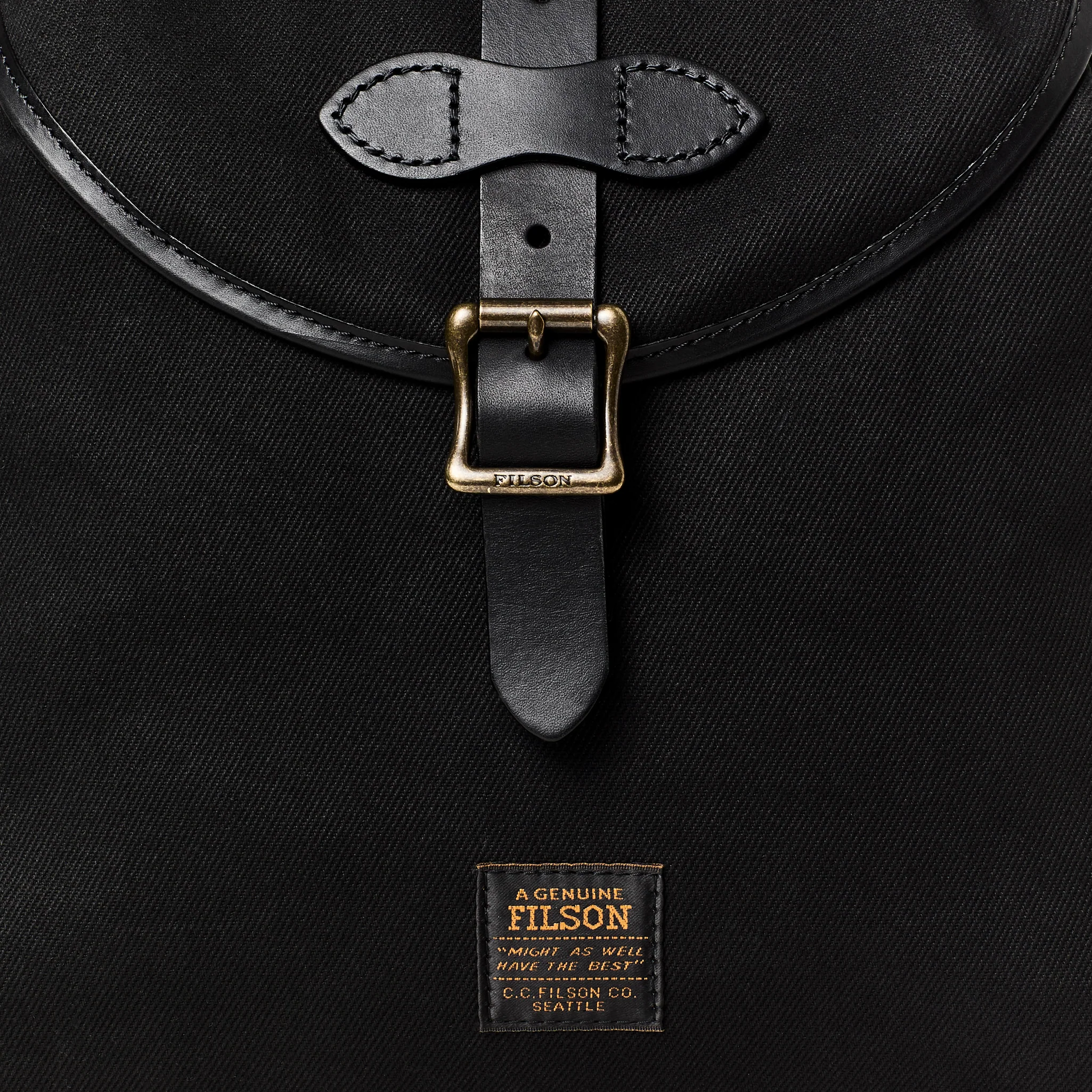 Rugged Twill Drawstring Backpack