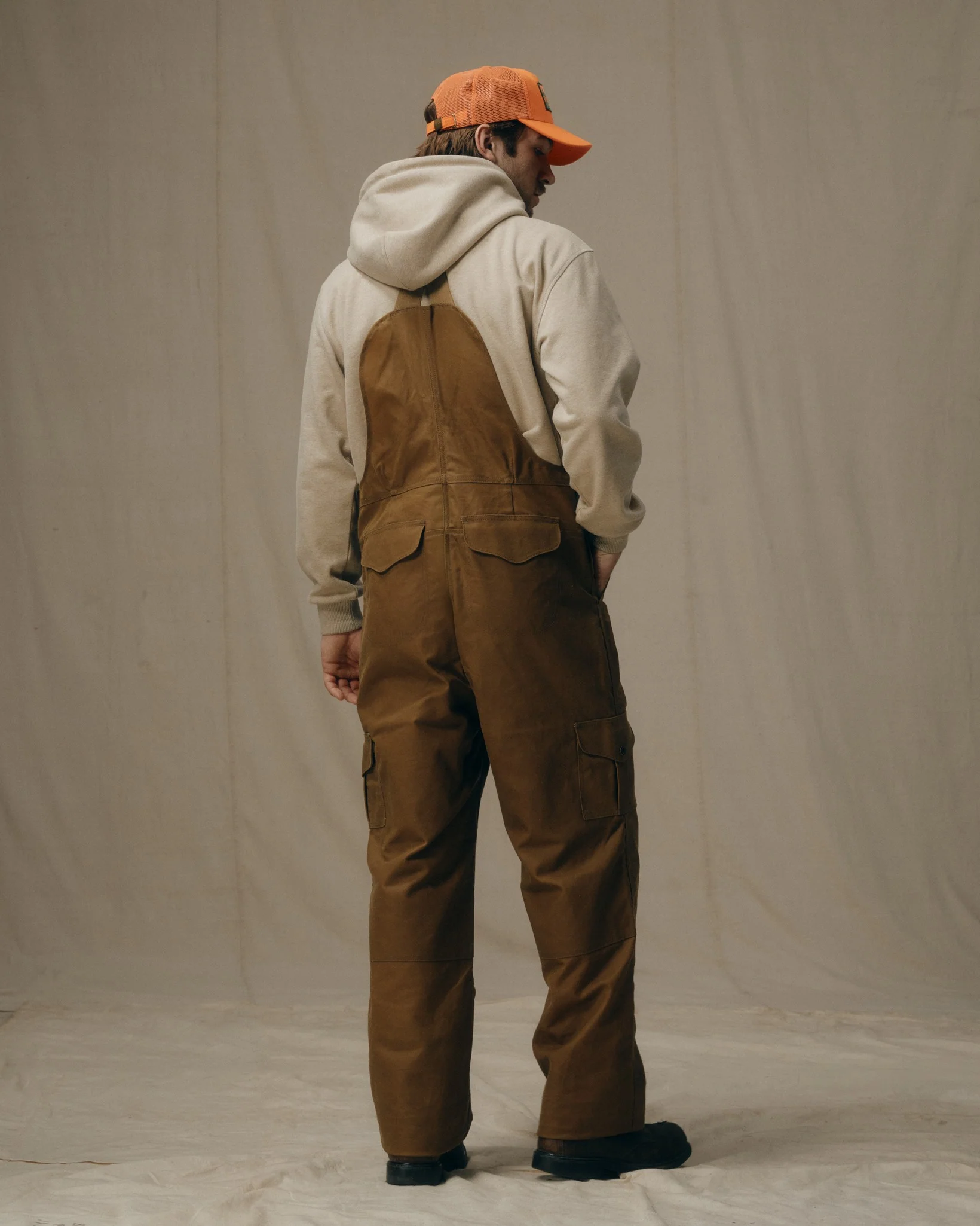 Oil Finish Double Tin Cloth Bibs