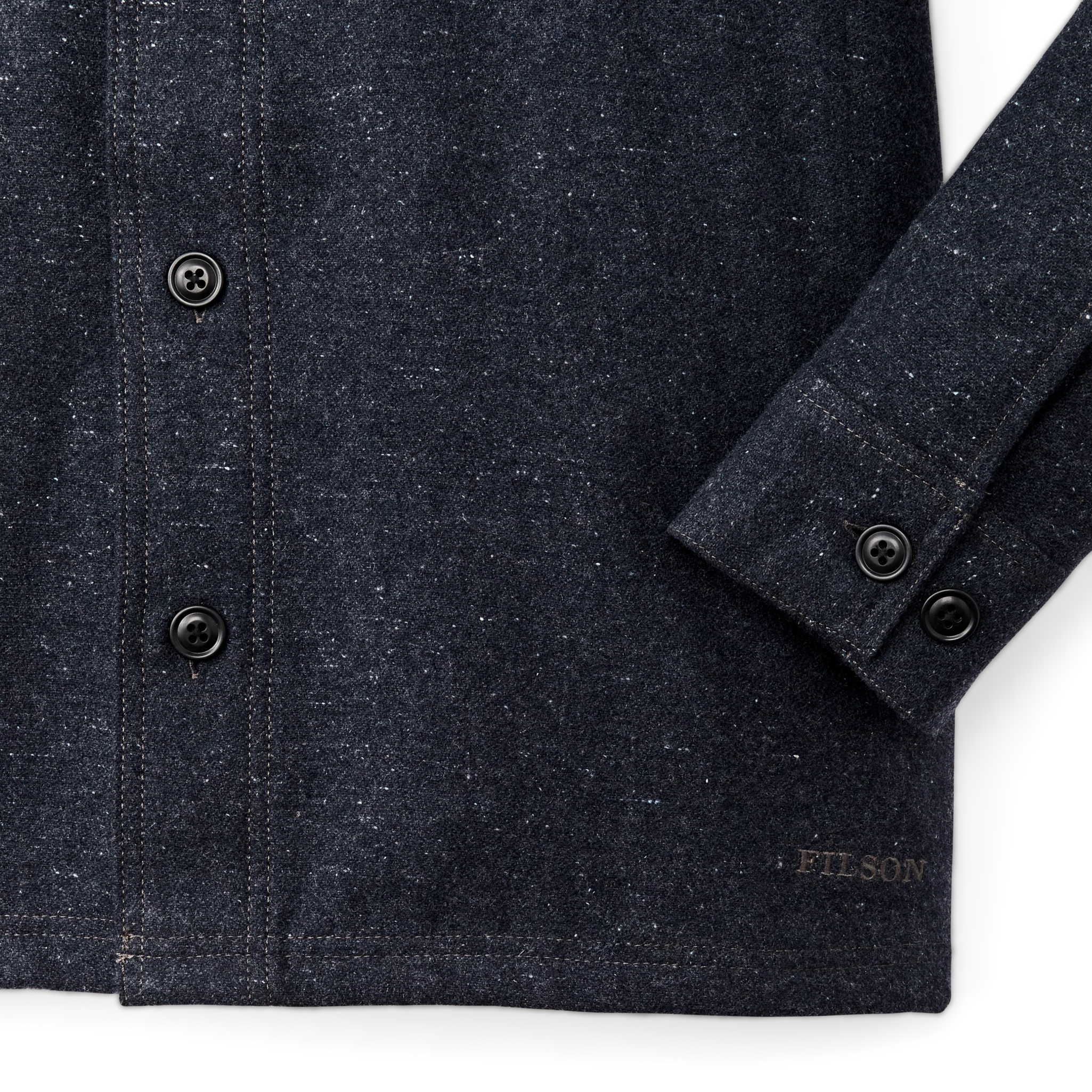 Heathered Wool Jac-shirt