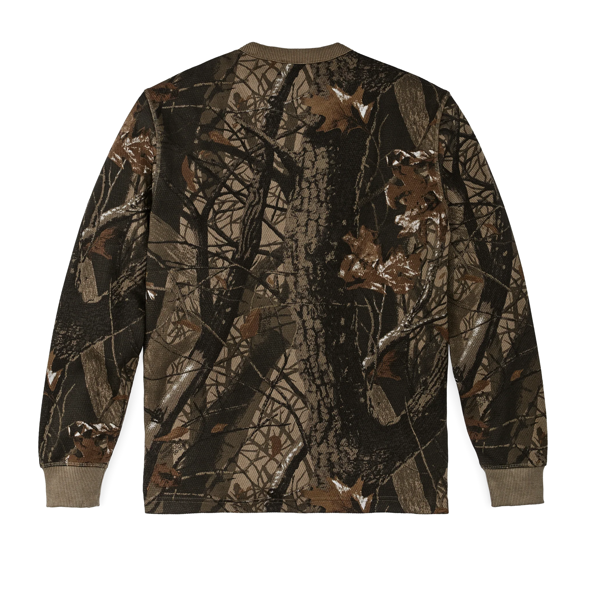 Waffle Knit Thermal Crewneck