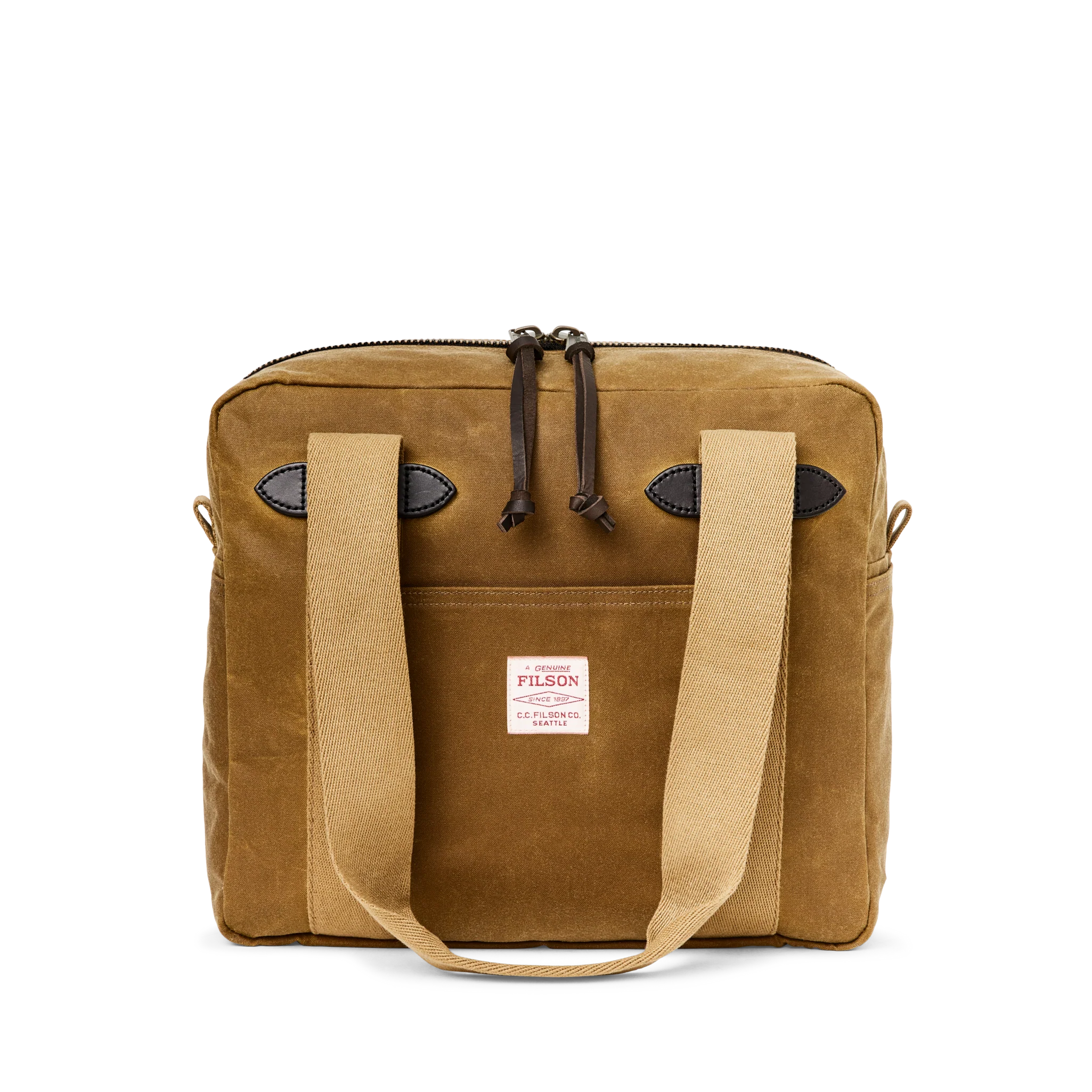 Tin Cloth Zipper Tote Bag