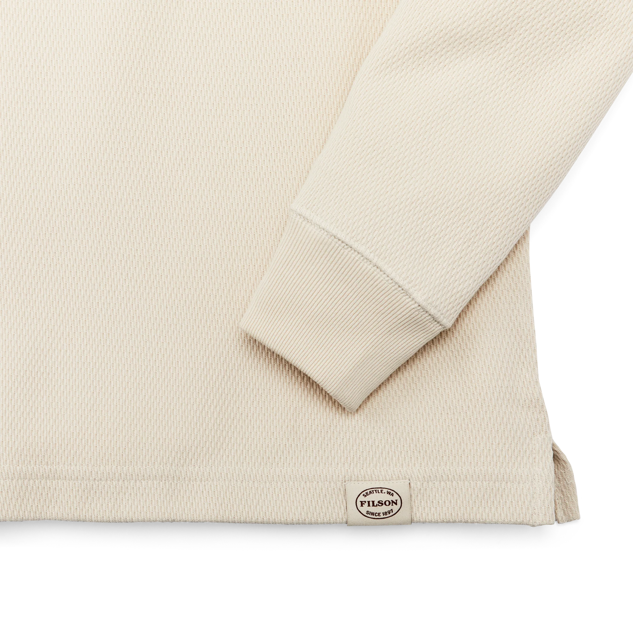 Waffle Knit Thermal Crewneck