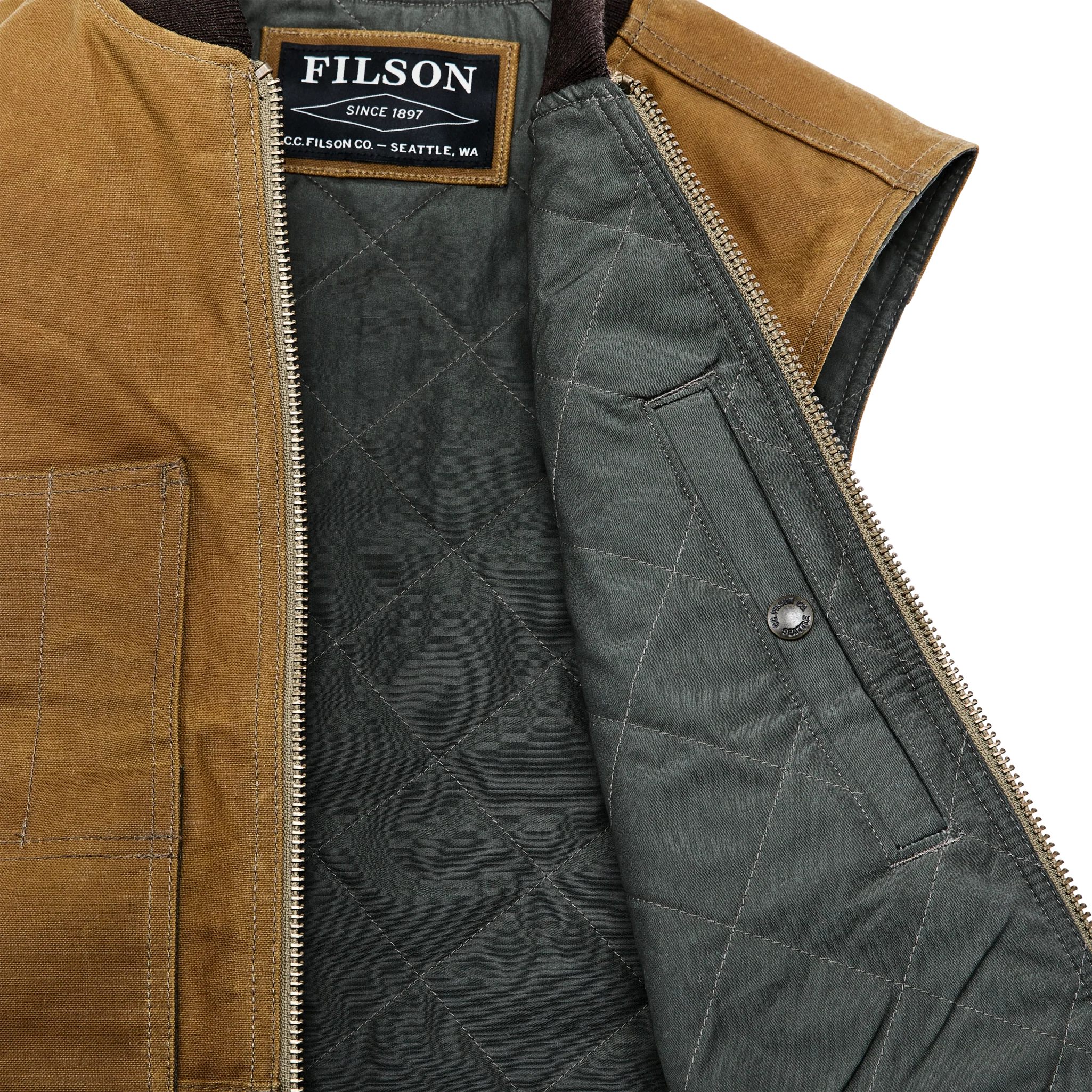 Tin Cloth Insulated Work Vest