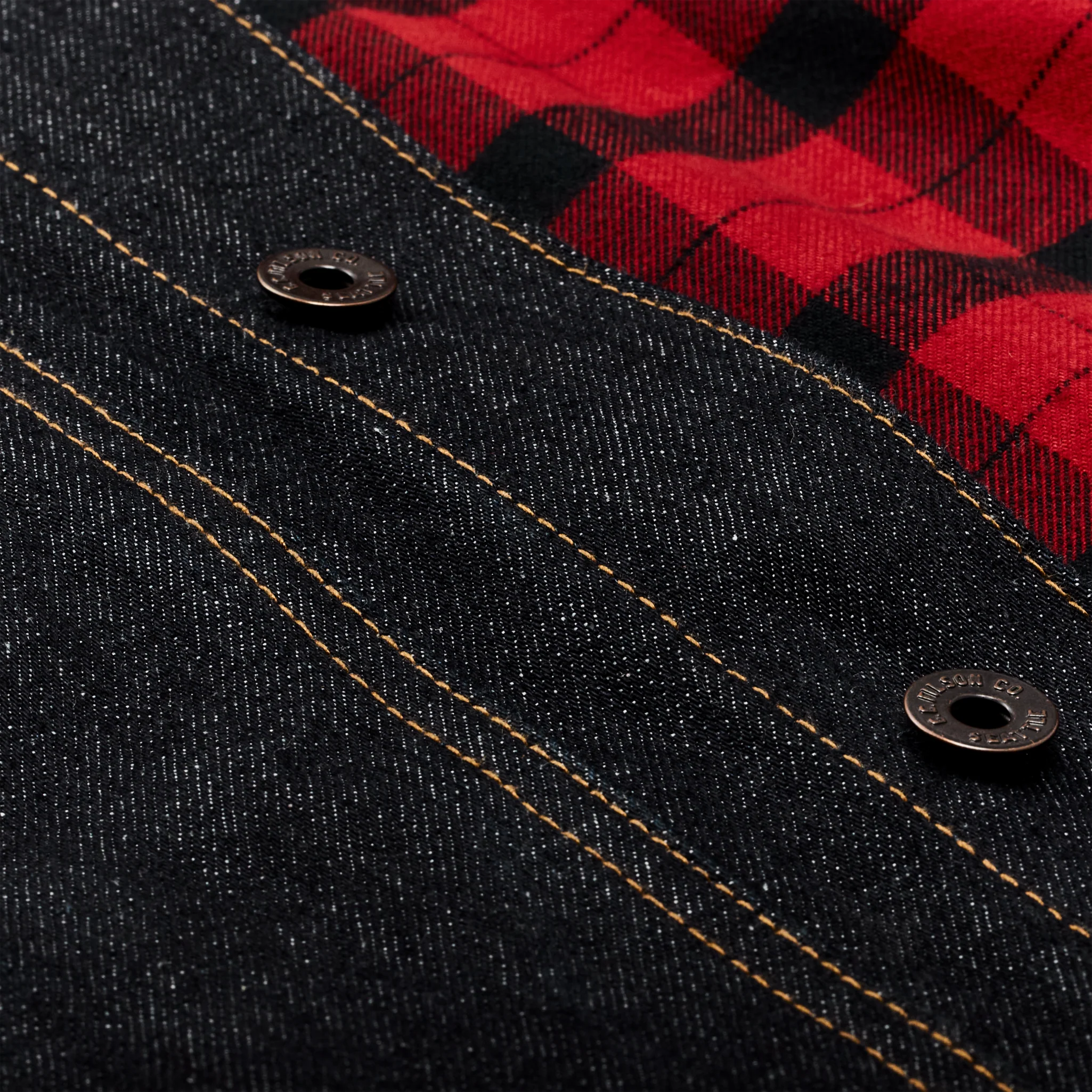 Lined Denim Short Cruiser Jacket