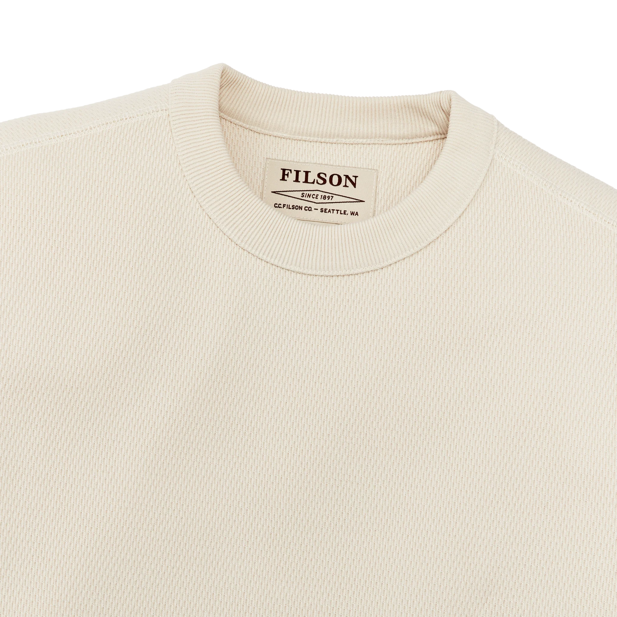 Waffle Knit Thermal Crewneck