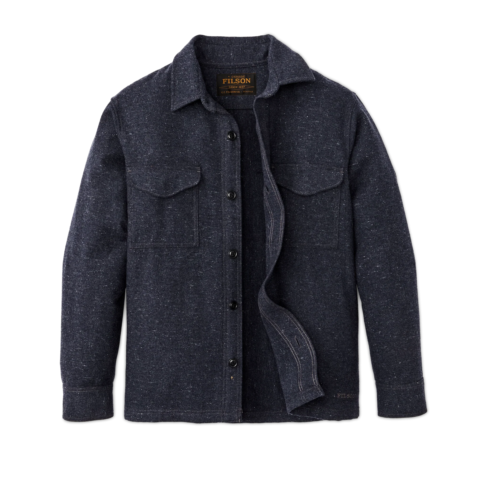Heathered Wool Jac-shirt