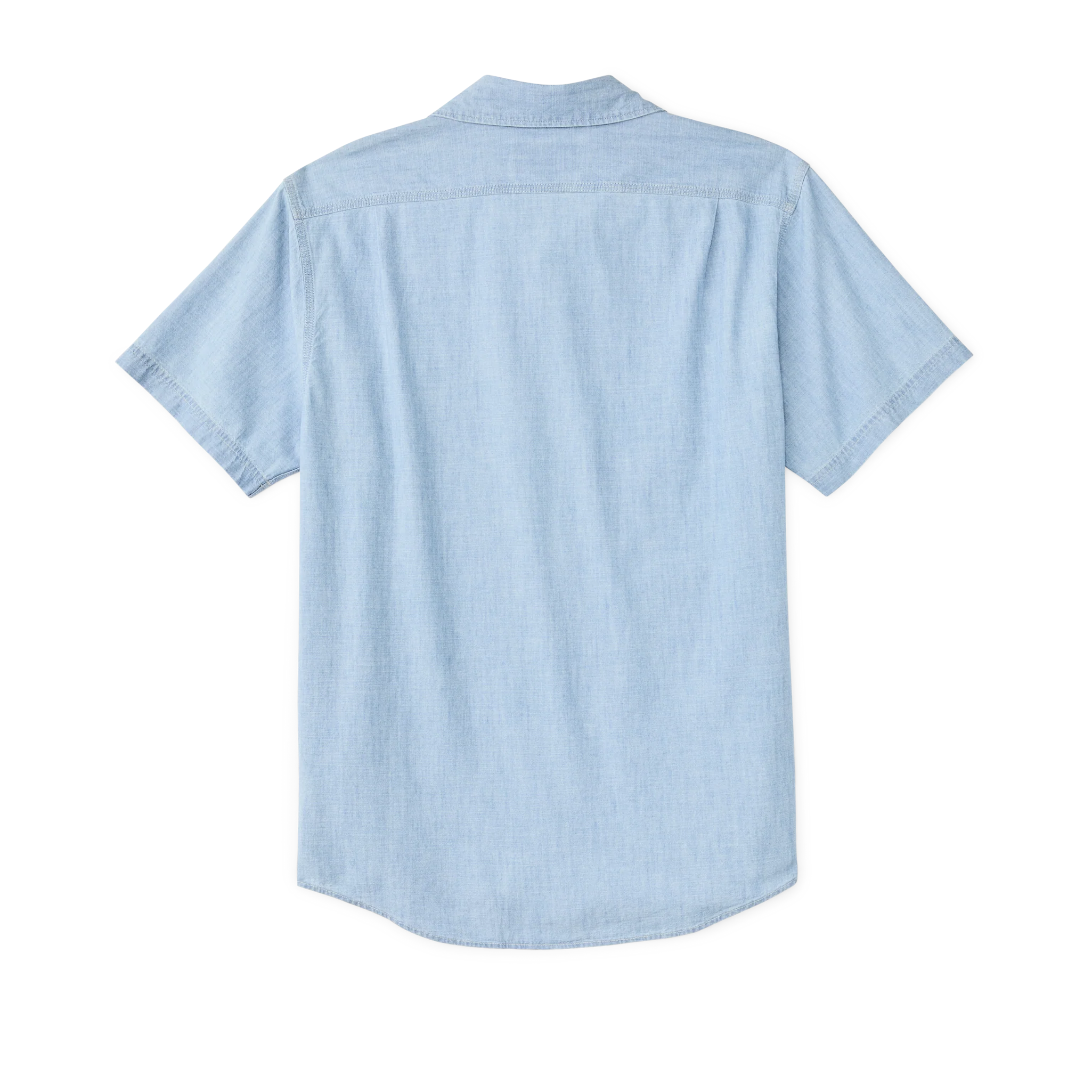 Short Sleeve Chambray Shirt