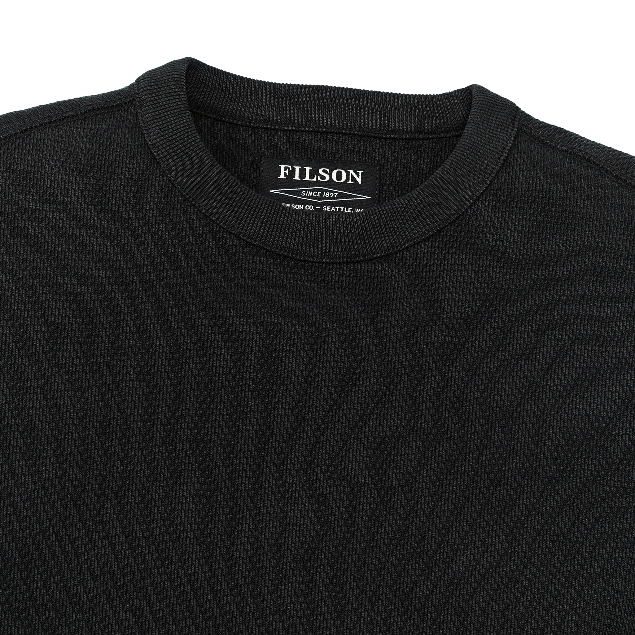 Waffle Knit Thermal Crewneck