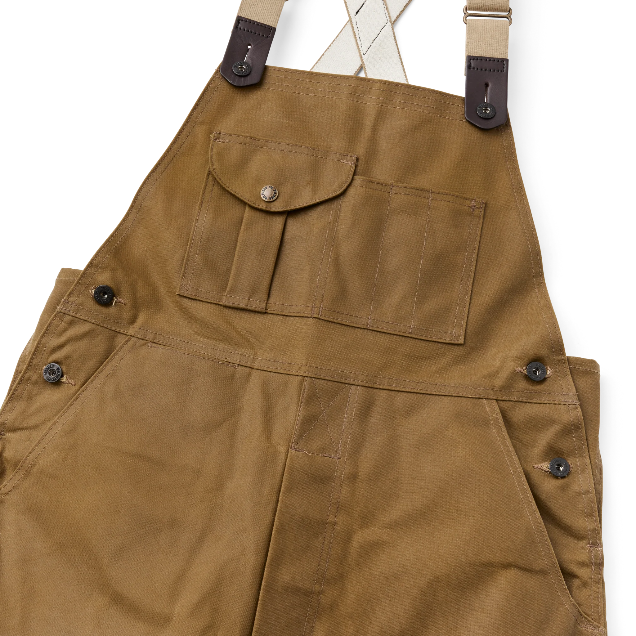 Oil Finish Double Tin Cloth Bibs