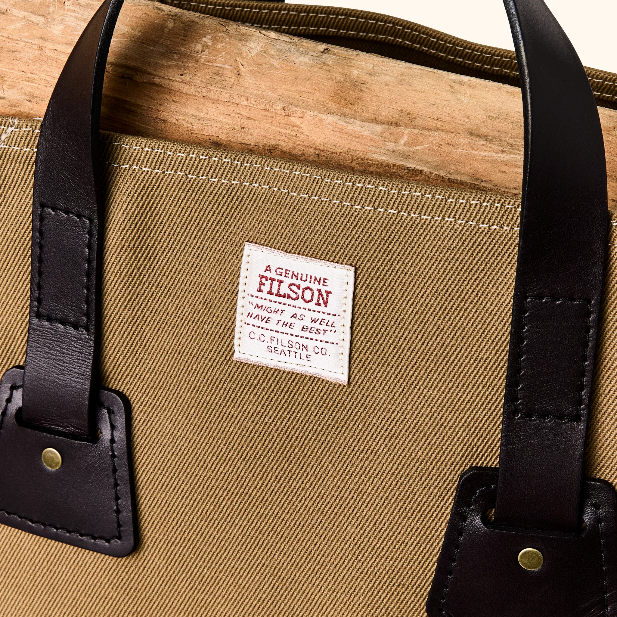 Rugged Twill Log Carrier