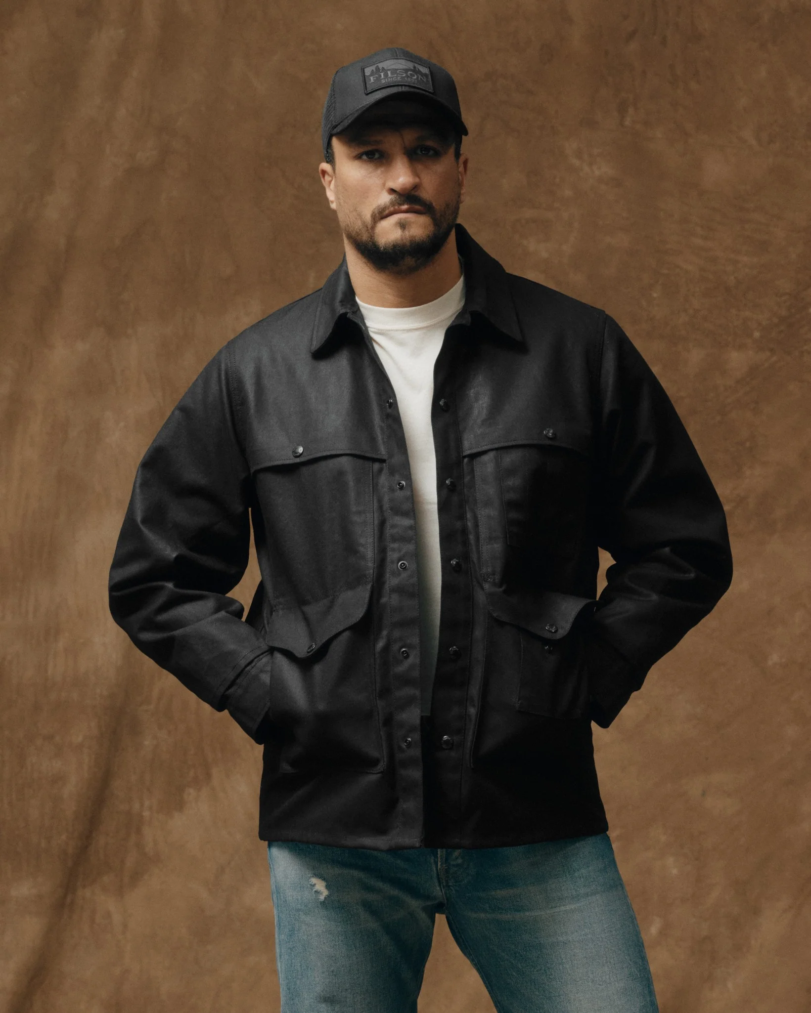 Lined Tin Cloth Cruiser Jacket