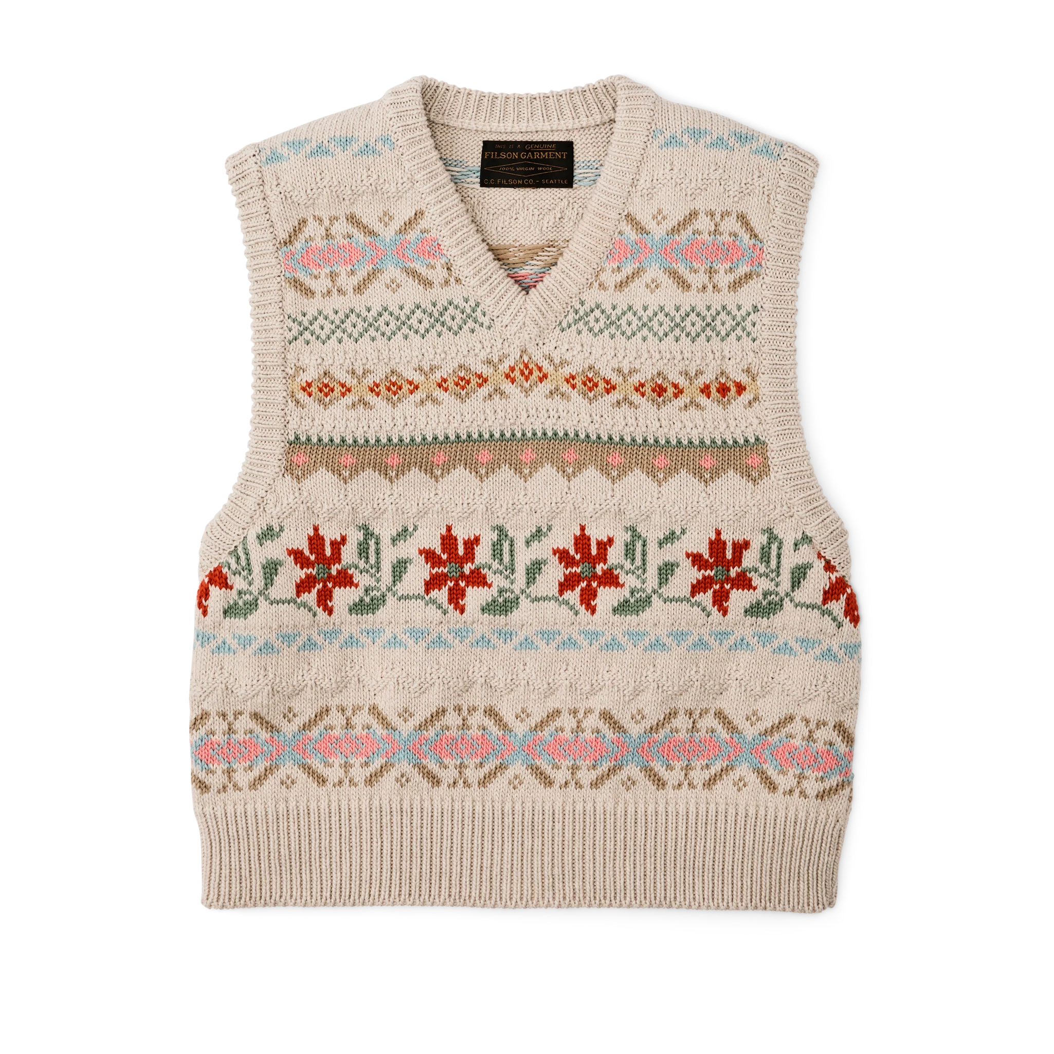 Women's Jacquard Cotton Vest