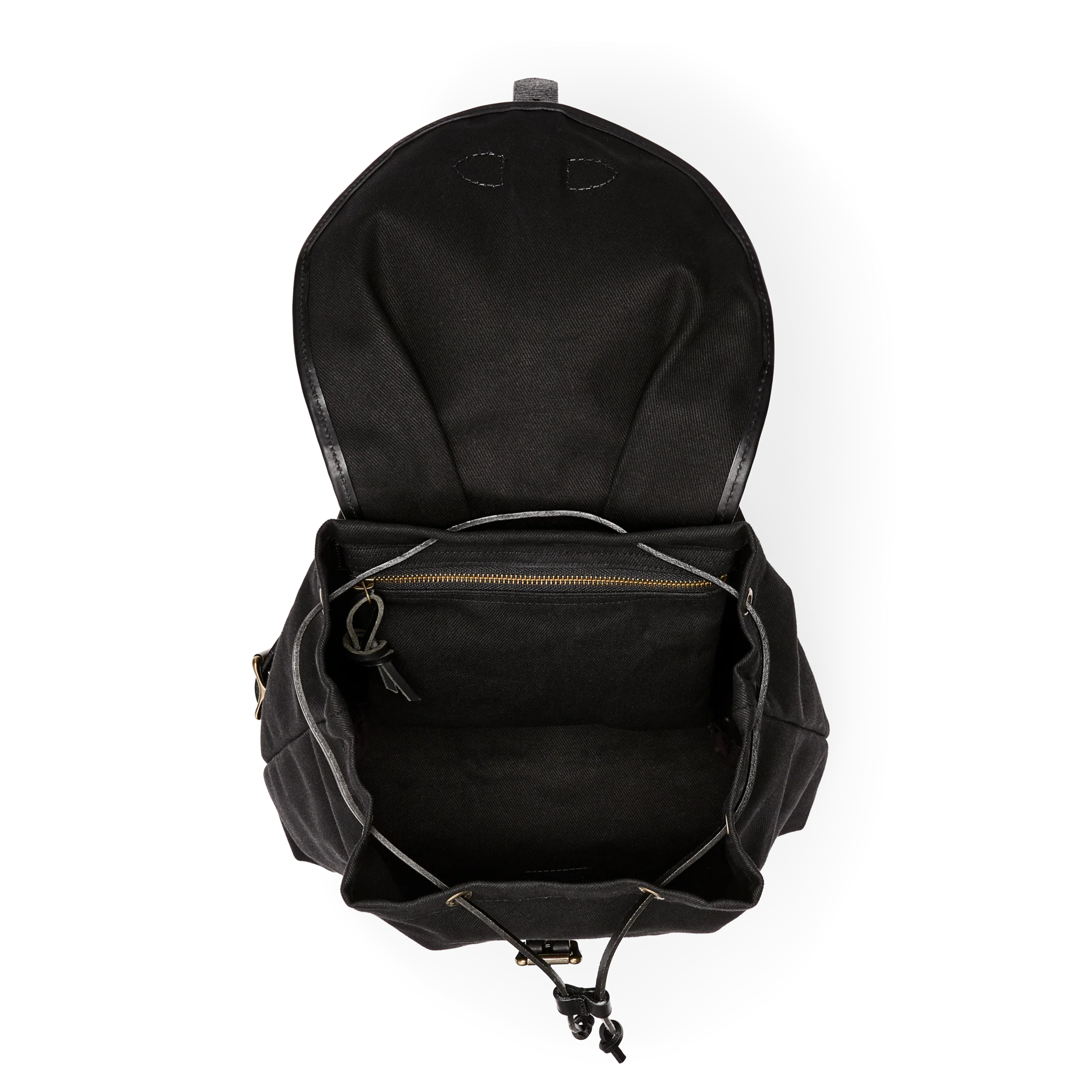 Rugged Twill Drawstring Backpack