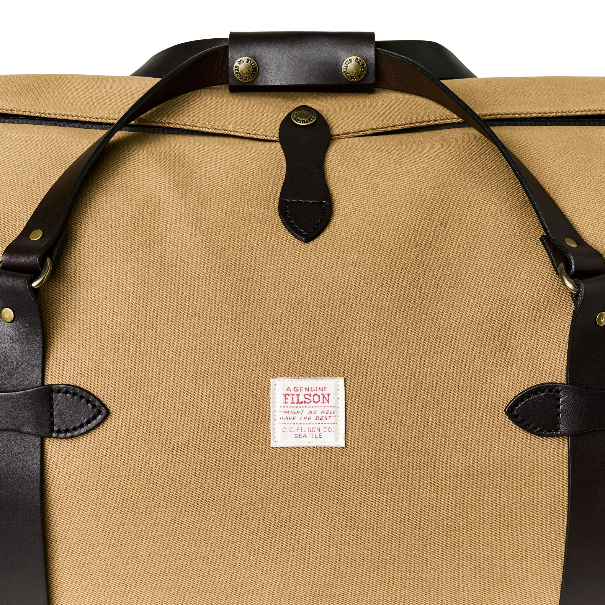 Large Rugged Twill Duffle Bag