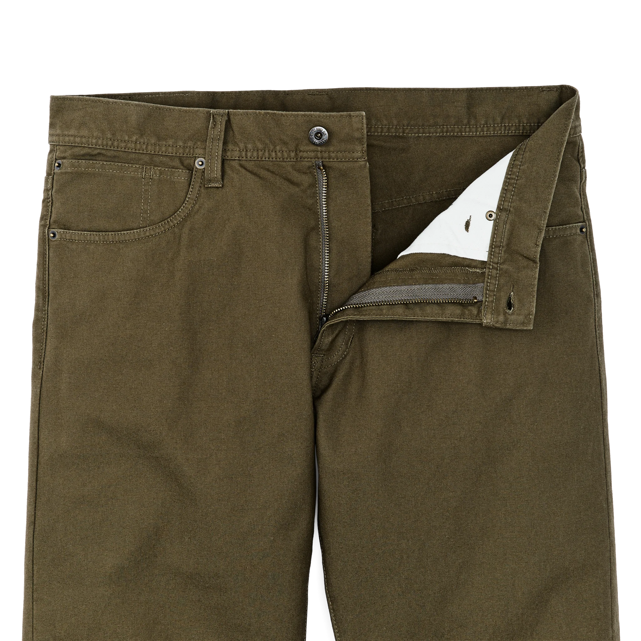 Dry Tin Cloth 5-pocket Pants